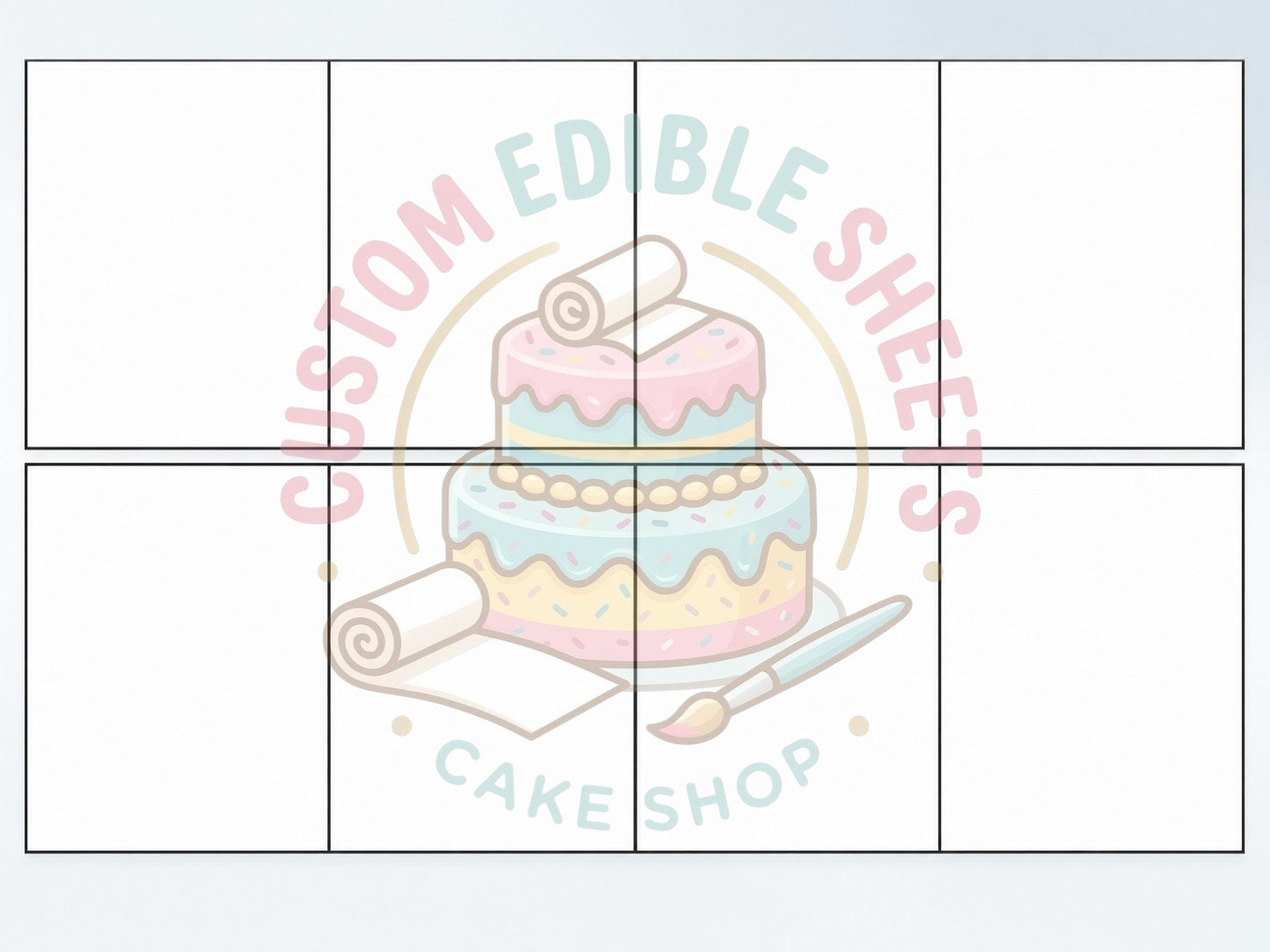 Custom Printed Edible Cake Wrap Strips | Photo Cake Wrap | Edible Cake Side Strips | Custom Icing Sheet Decoration