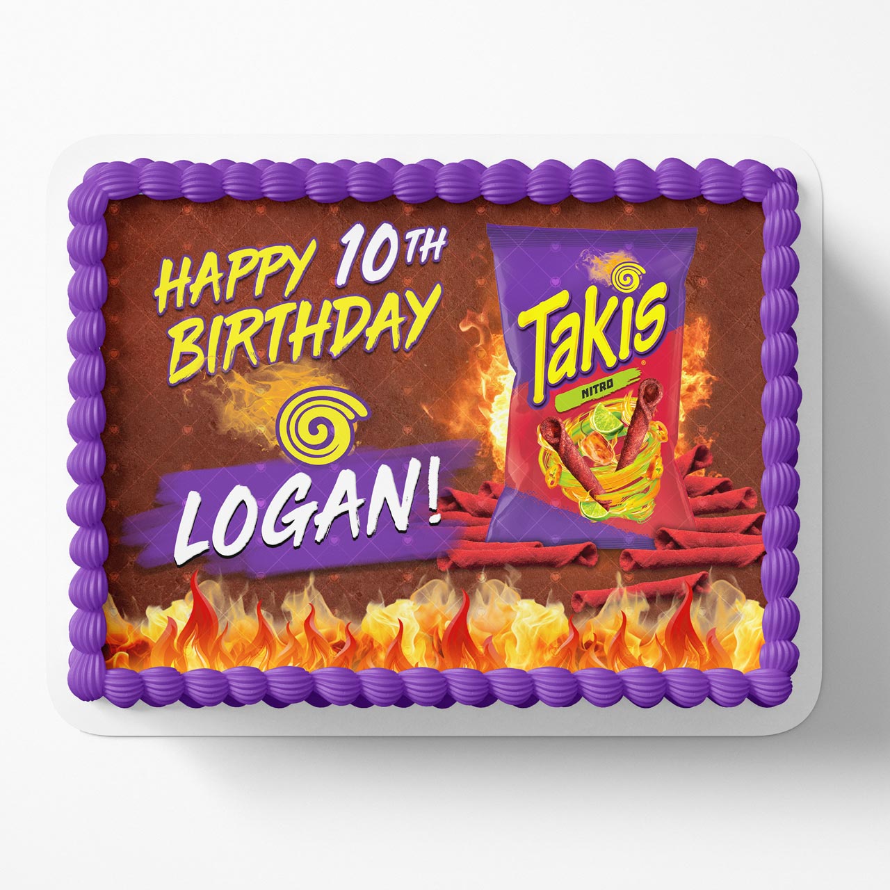 Takis Nitro Edible Cake Topper