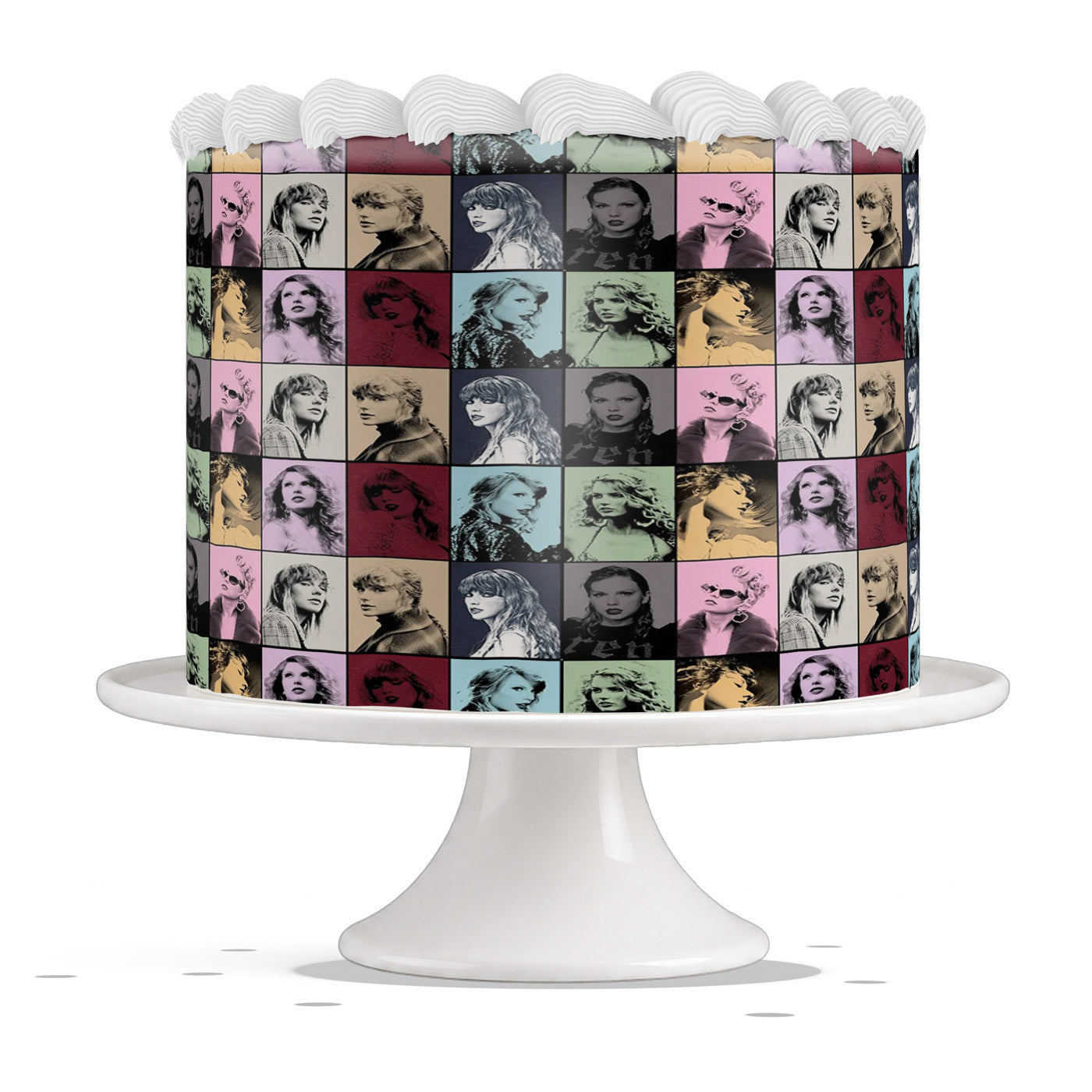 Taylor Eras Pattern Edible Cake Wrap Strip – Icing Sheet Cake - Edible Cake Topper | Icing Sheet | Birthday Cake Decoration