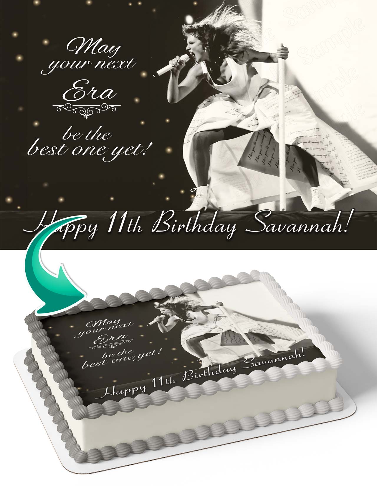 Tailor Swit May Your Next Era Be The Best One Yet Edible Cake Topper