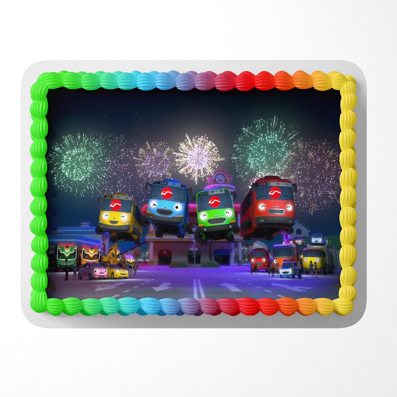 Tayo Bus Kids TLB Edible Cake Topper
