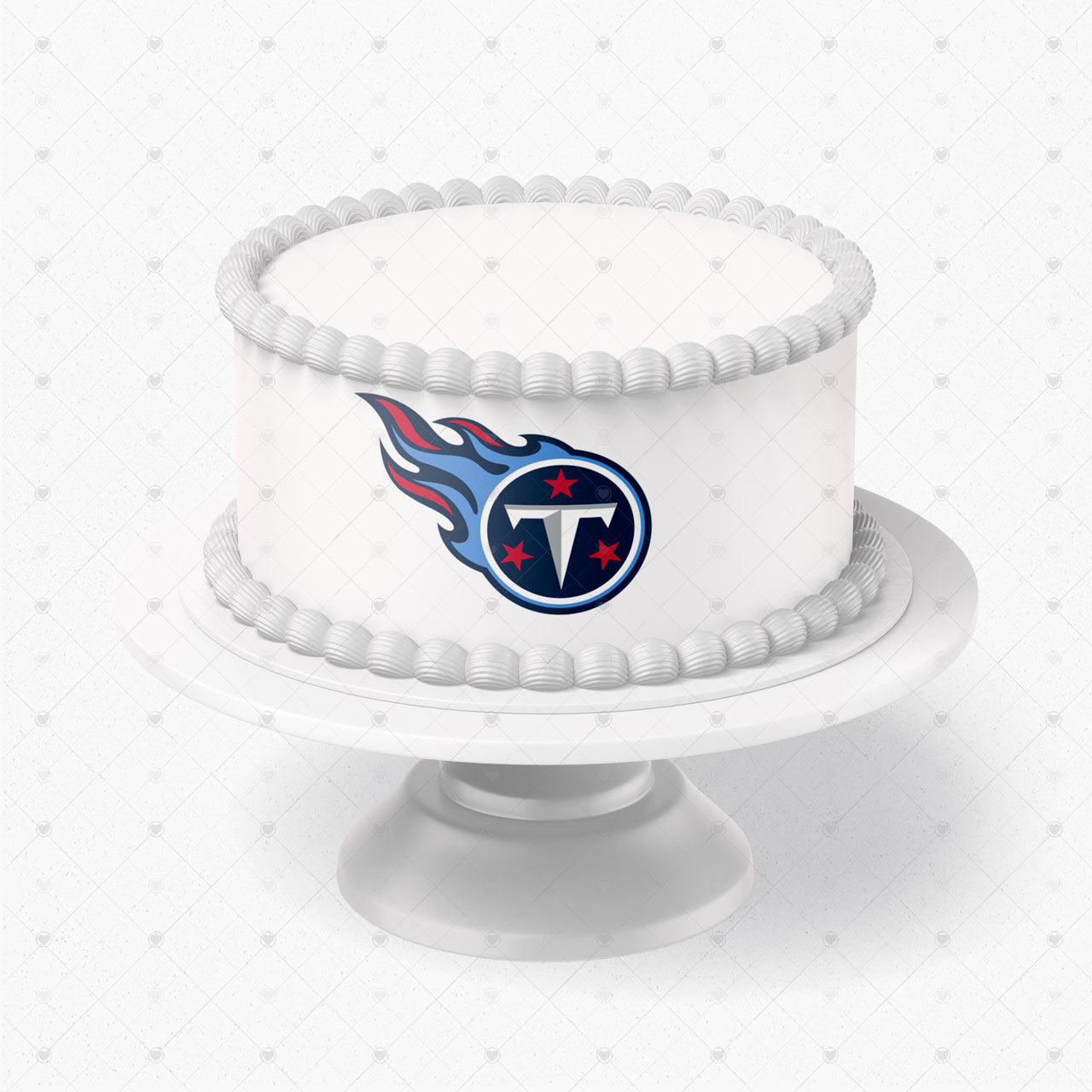 Tennessee Titans Logo Edible Cake Wrap Strip – Icing Sheet Cake S - Personalized Edible Cake Topper | Custom Icing Sheet | Birthday Cake Decoration