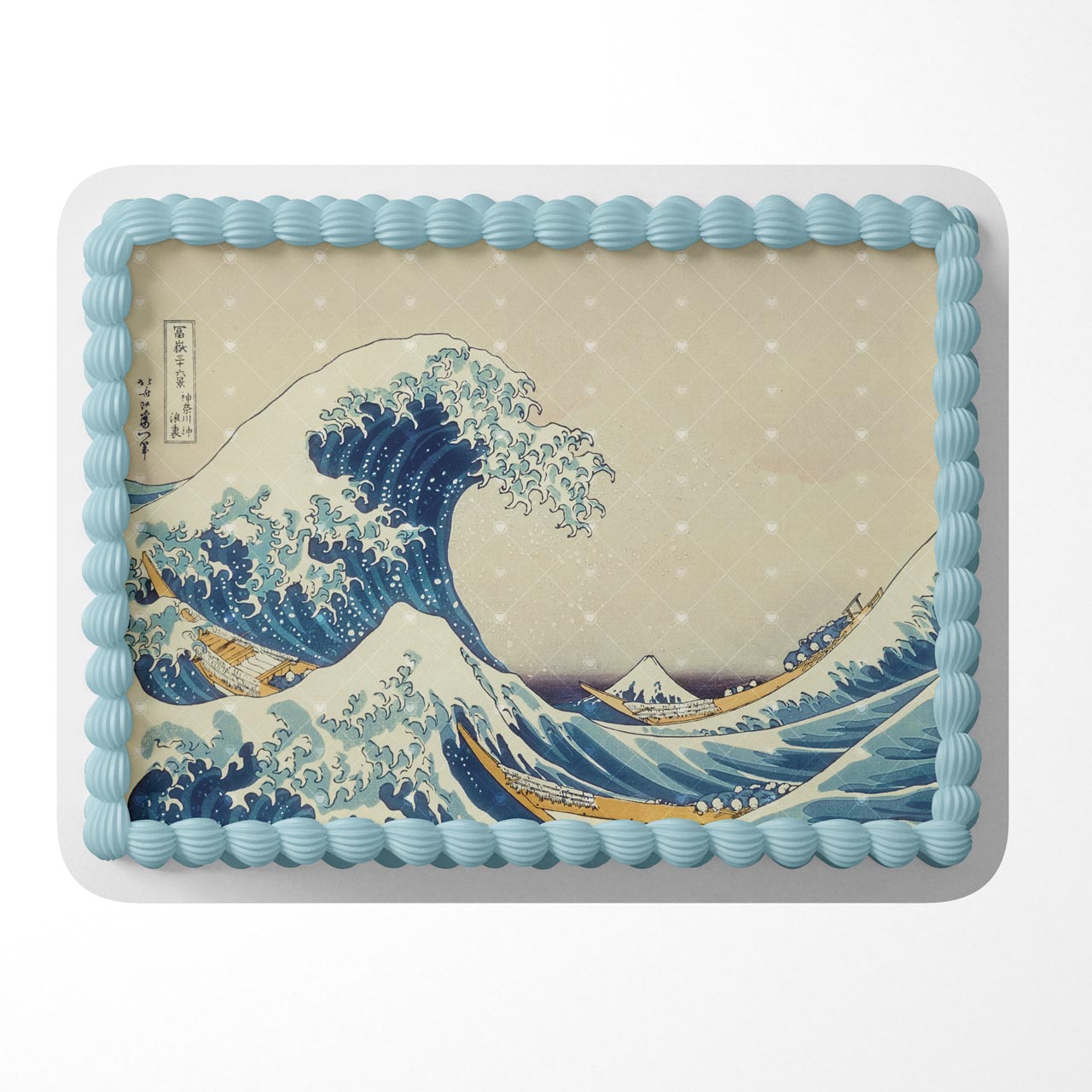 The Great Wave PTN Edible Cake Topper