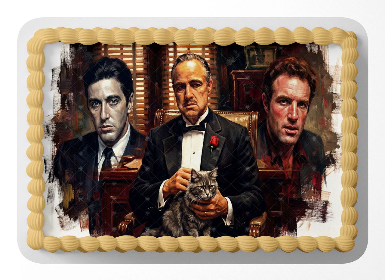 The Godfather Classic Film edible cake topper