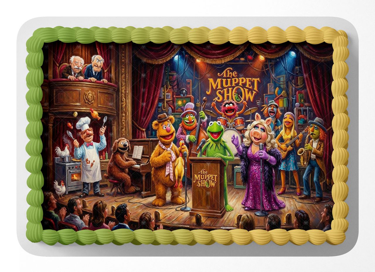 The Muppet Show Classic TV Series edible cake topper