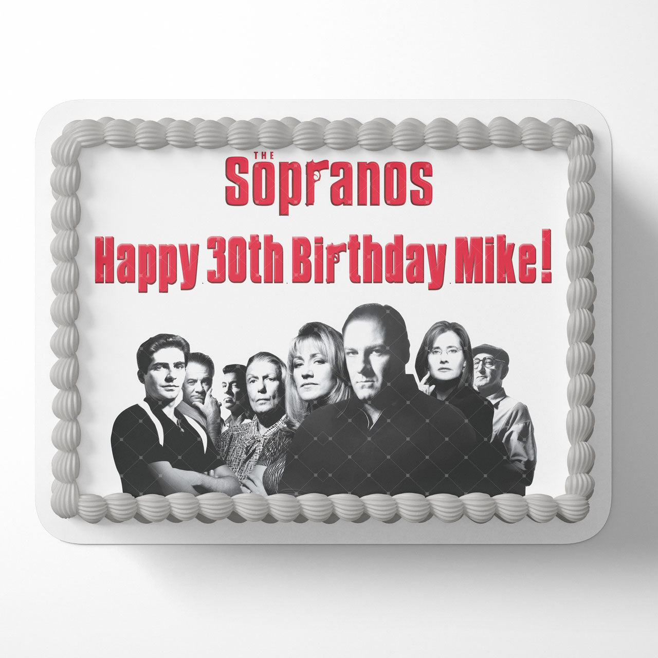 The Sopranos Edible Cake Topper