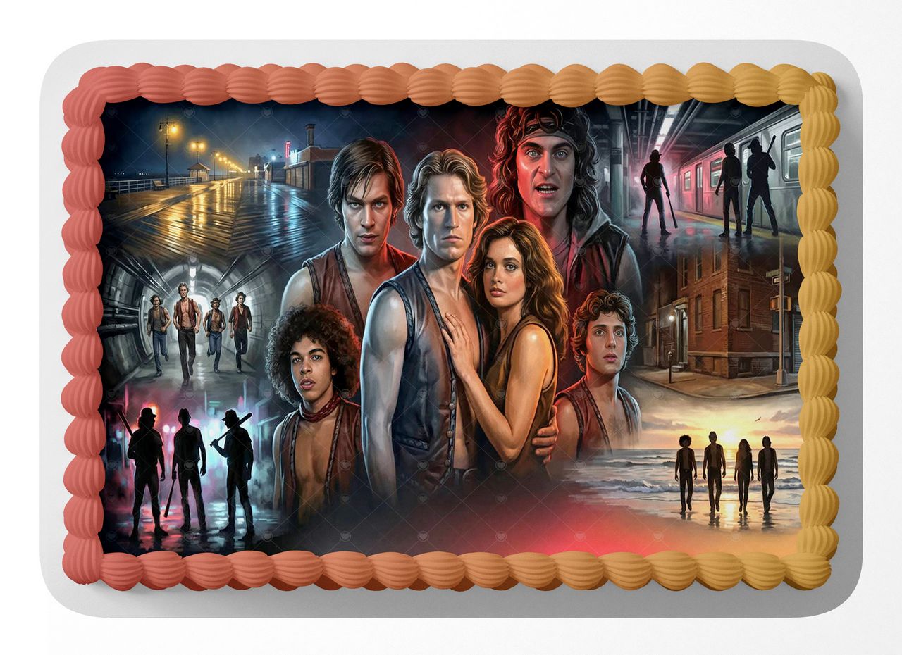 The Warriors Classic Film edible cake topper
