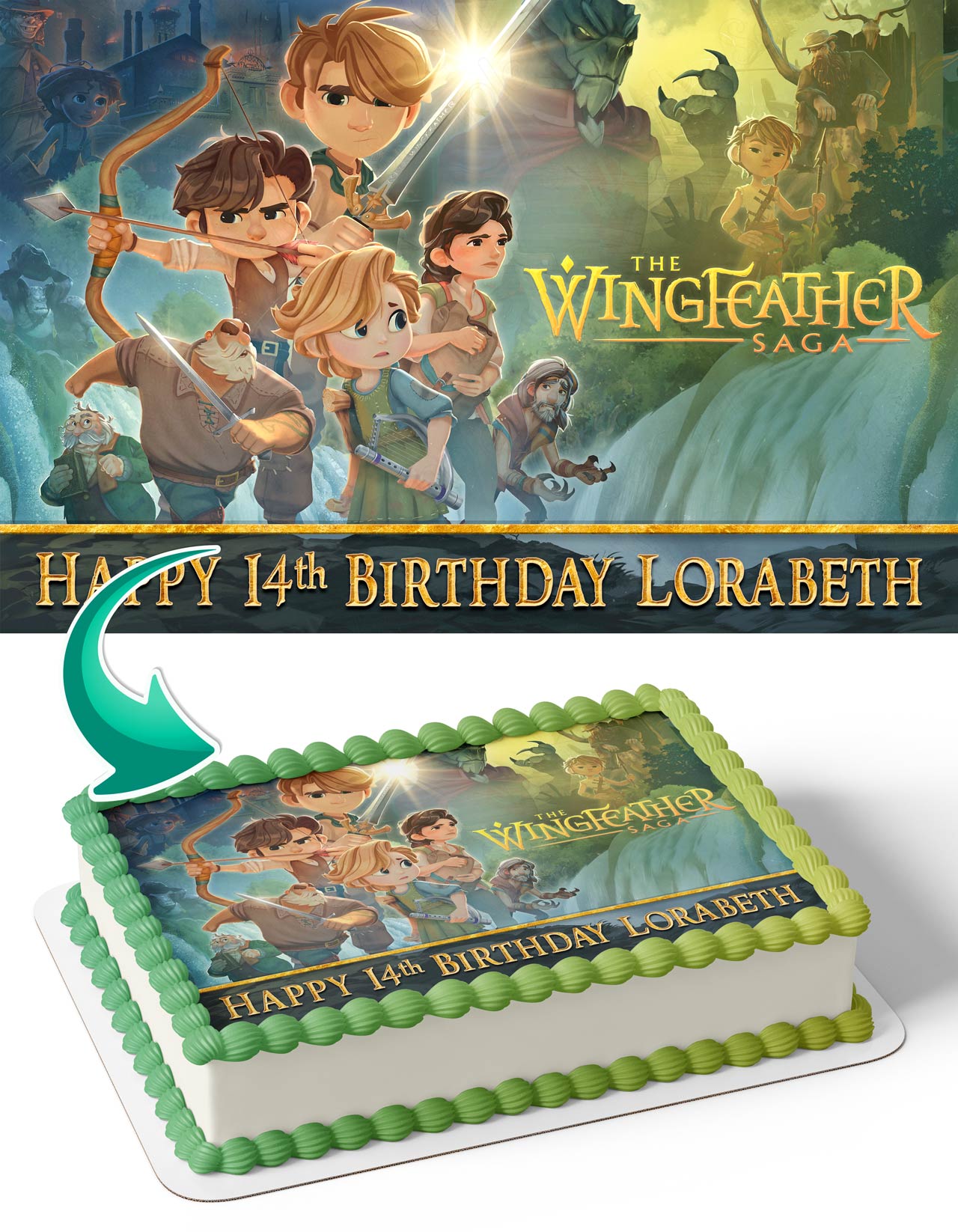 The Wingfeather Saga S2 Edible Cake Topper