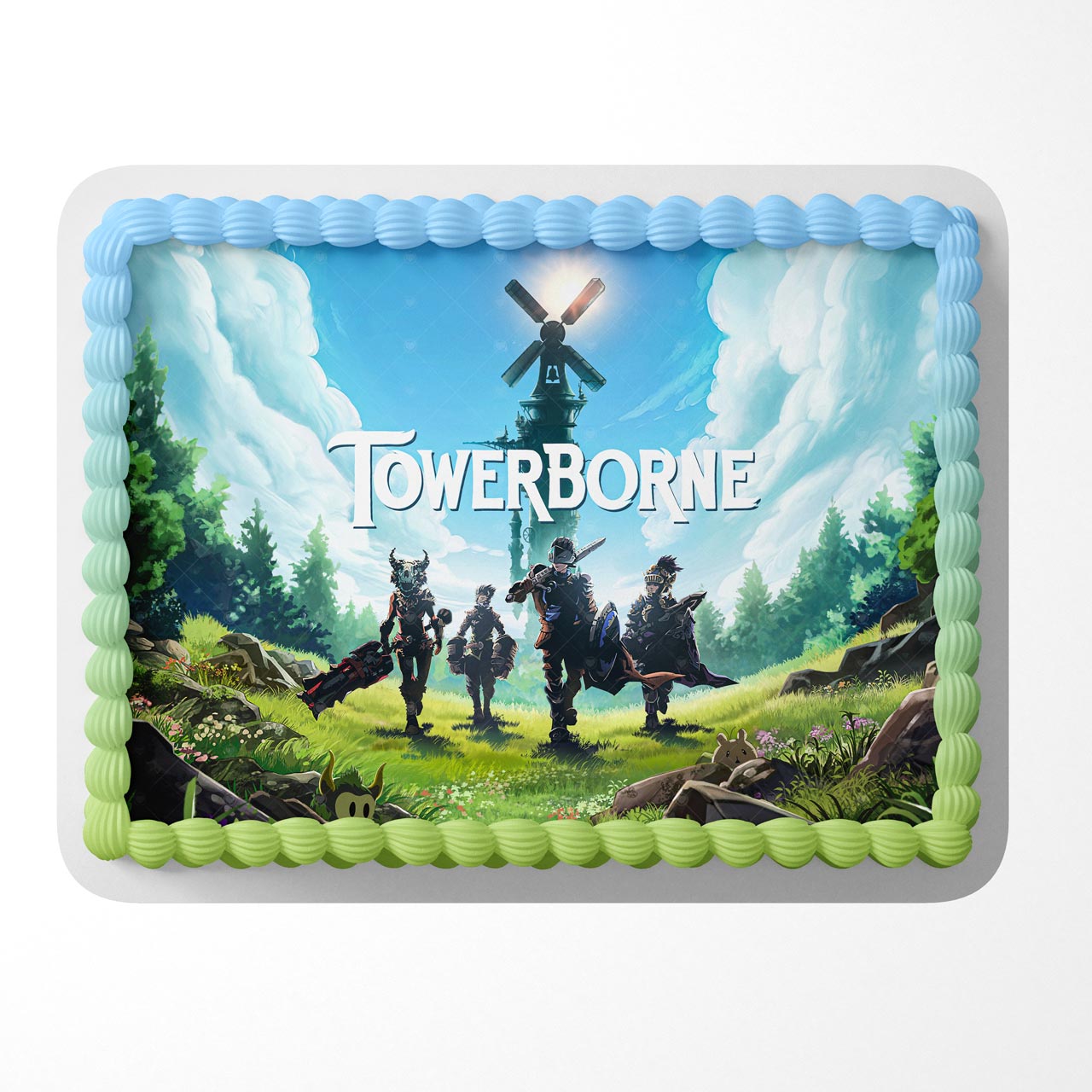 Towerborne Edible Cake Topper
