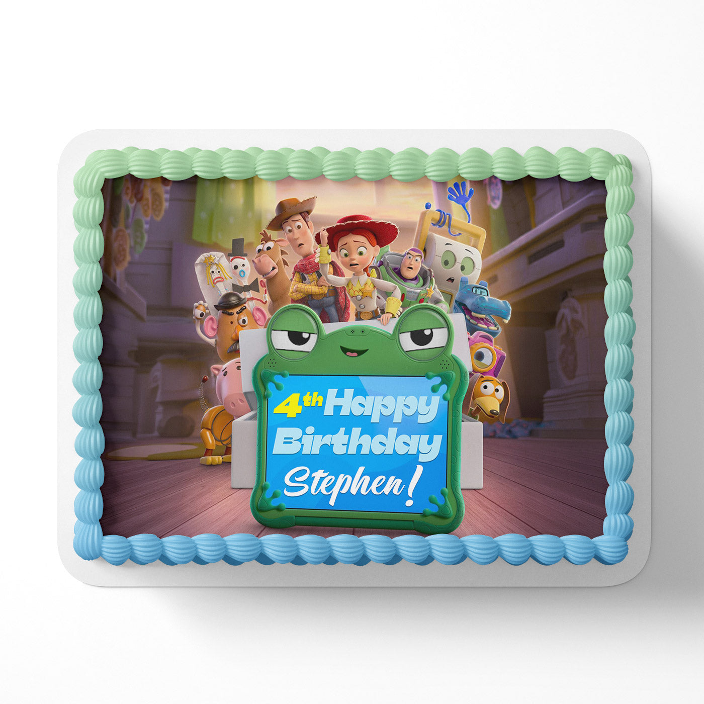 Toy Story Kids Fun Edible Cake Topper | Birthday Cake Decoration | Photo Cake Image
