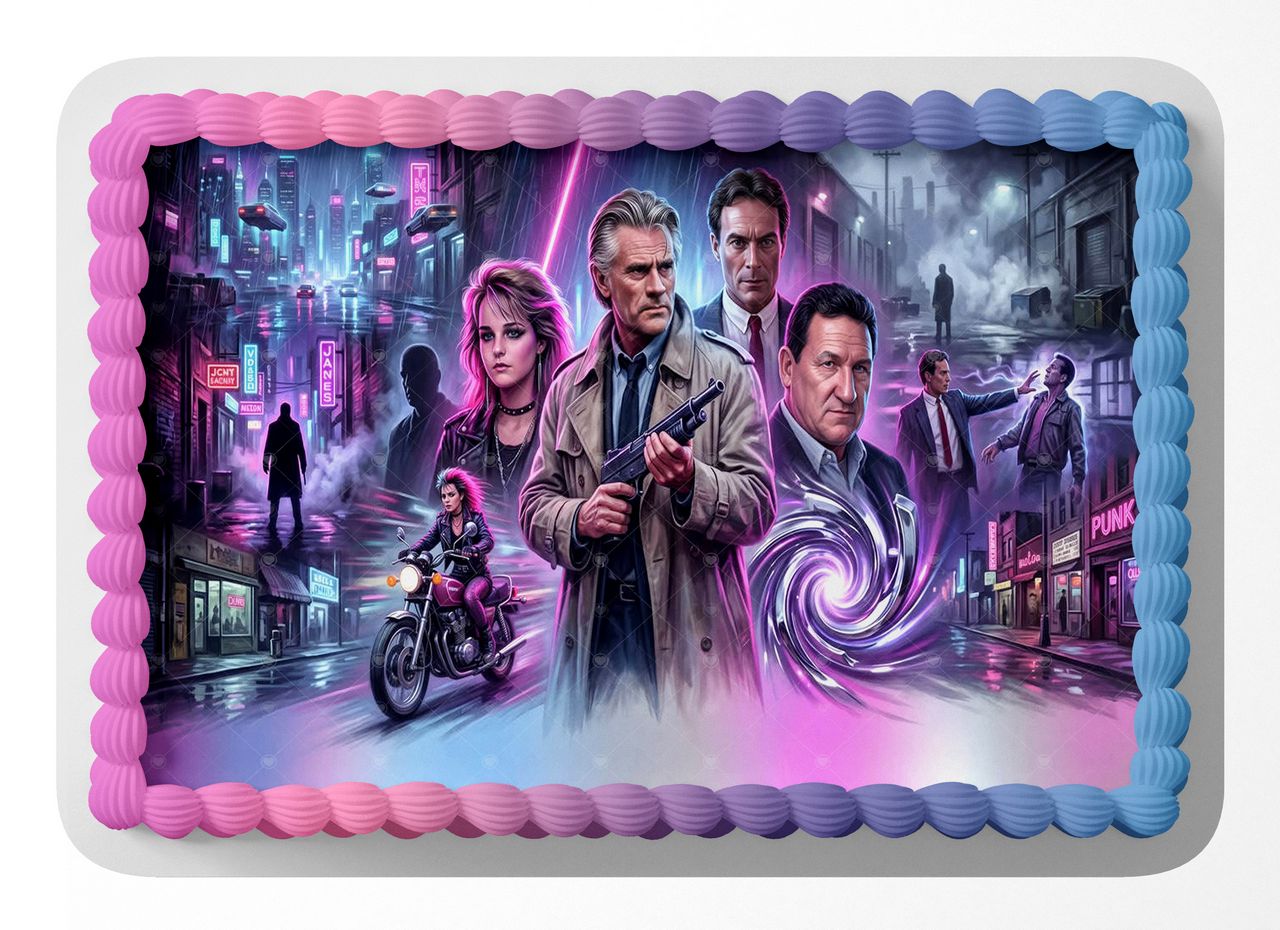 Trancers Classic Film edible cake topper