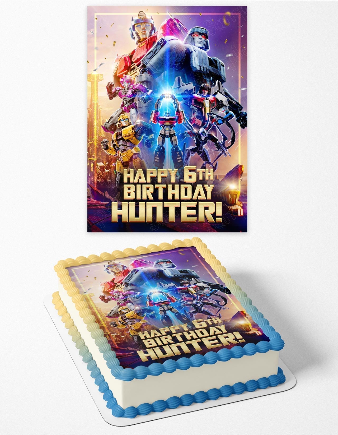 Transbots One Edible Cake Topper