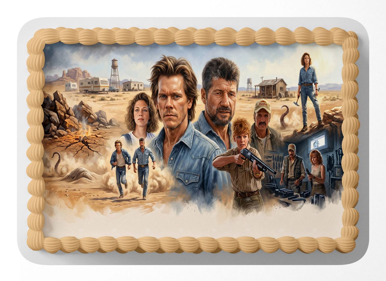 Tremors Classic Film edible cake topper