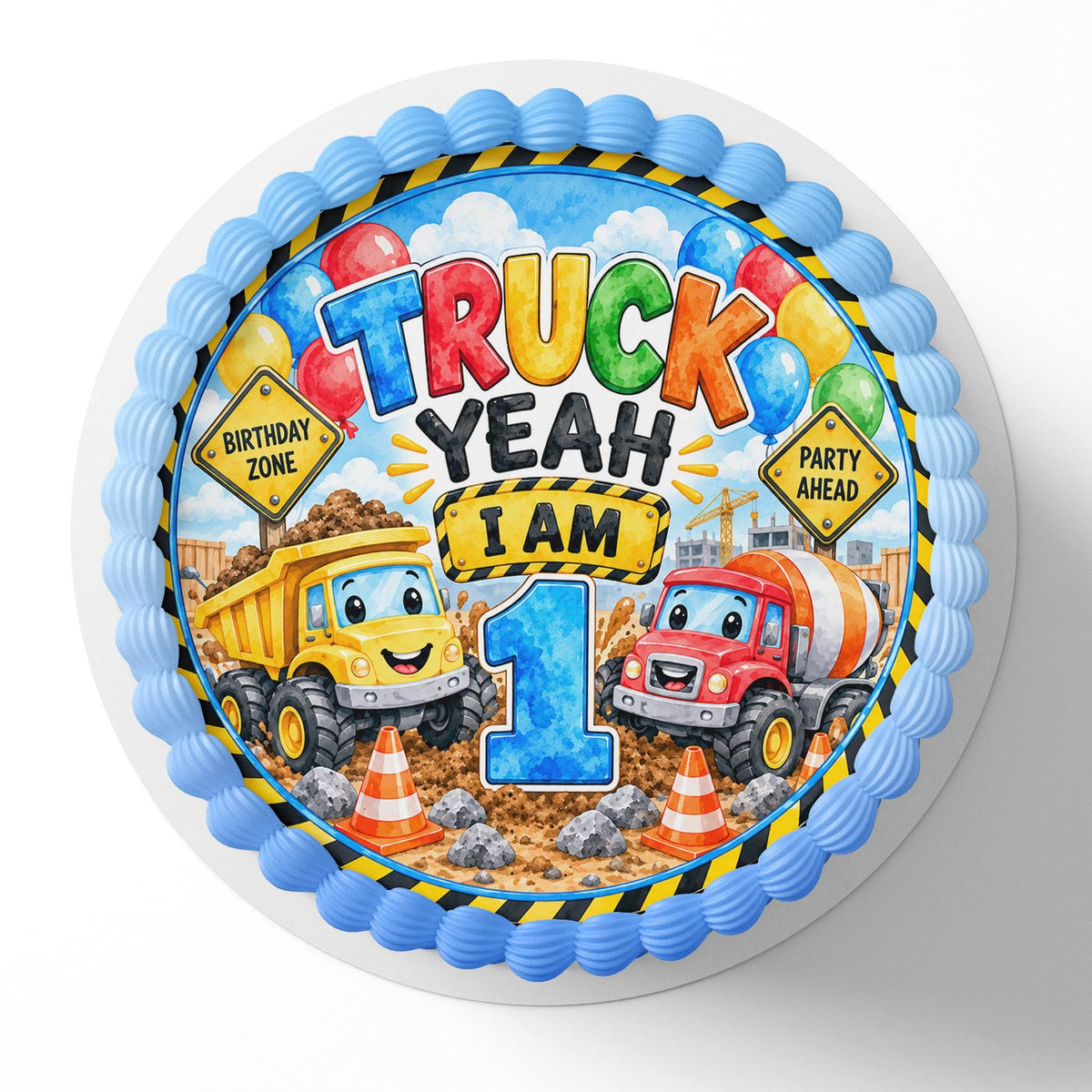 Back to the Future Edible Cake Topper Round Personalized Edible Cake Topper | Custom Icing Sheet | Birthday Cake Decoration
