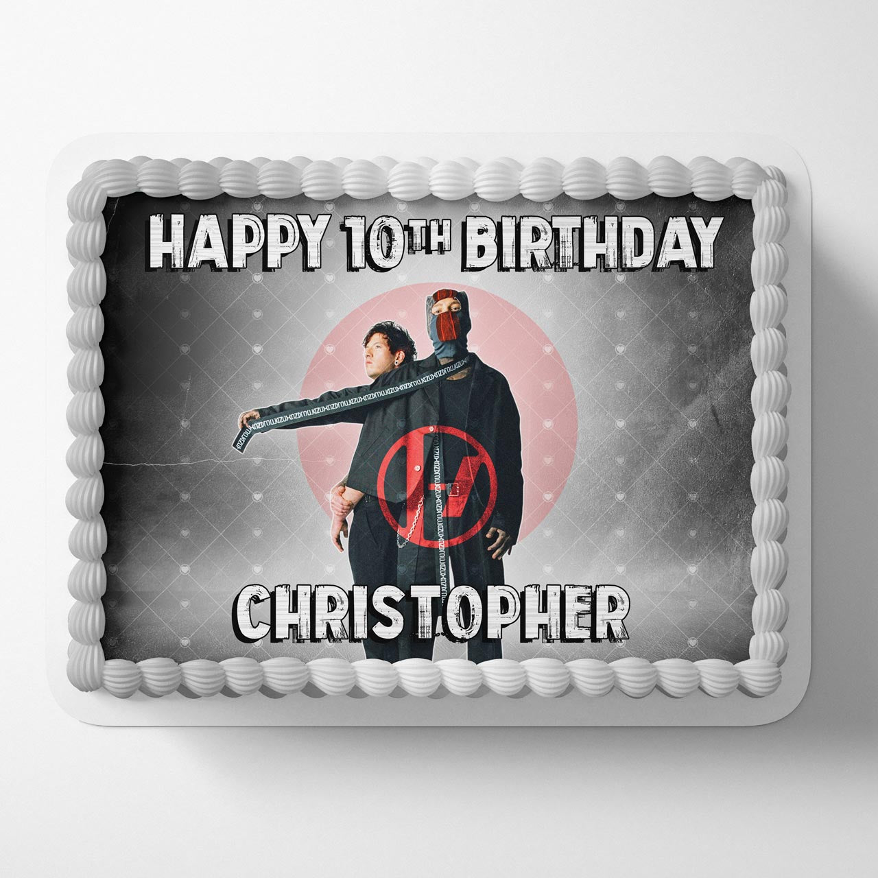 Twenty One Pilots Clancy Edible Cake Topper