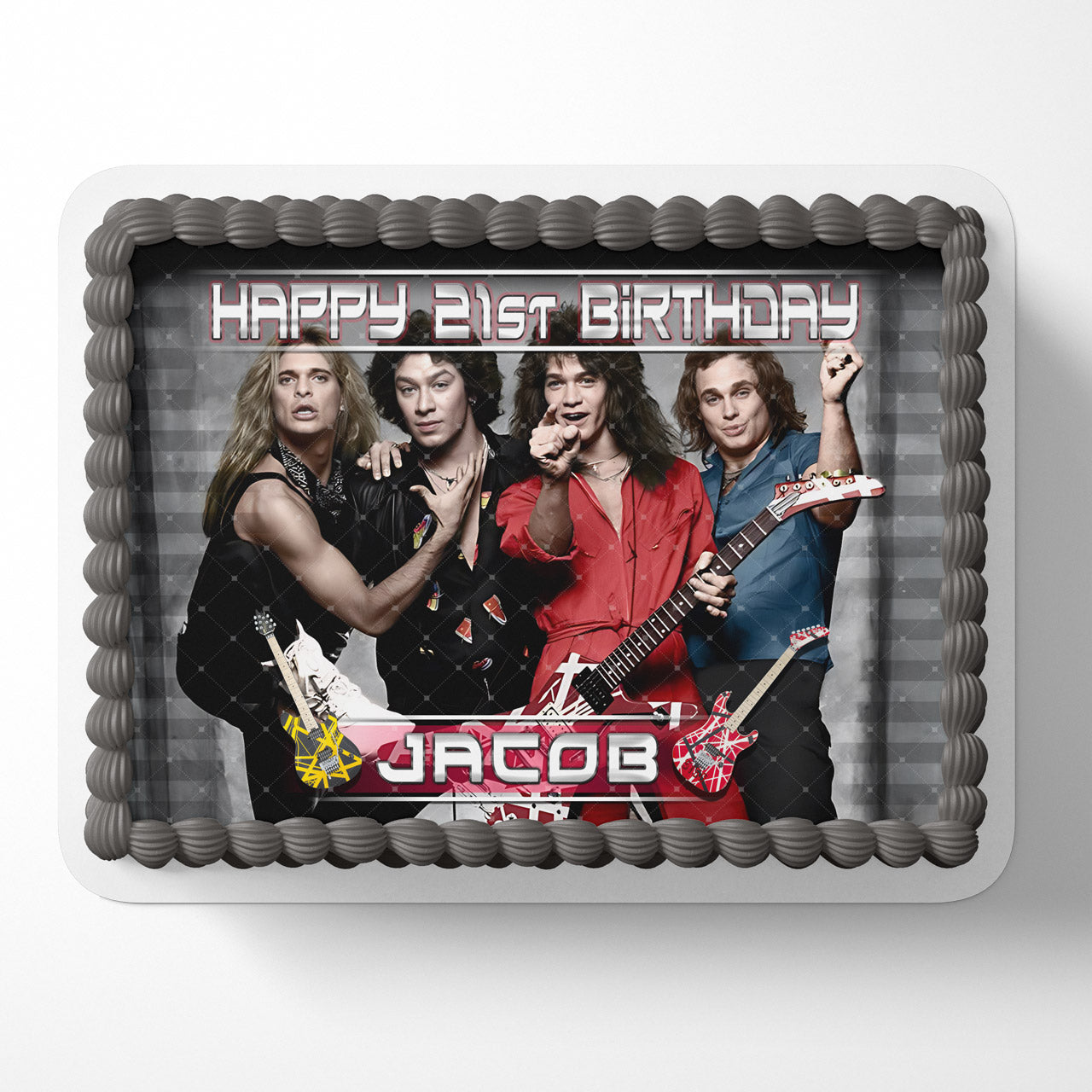 Van Halen Edible Cake Topper