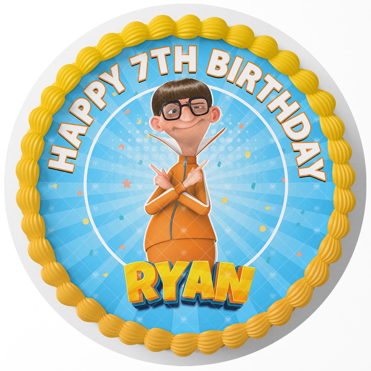 Vector Perkinsin Despicable Me Round – Icing Sheet Birthday - Personalized Edible Cake Topper | Custom Icing Sheet | Birthday Cake Decoration