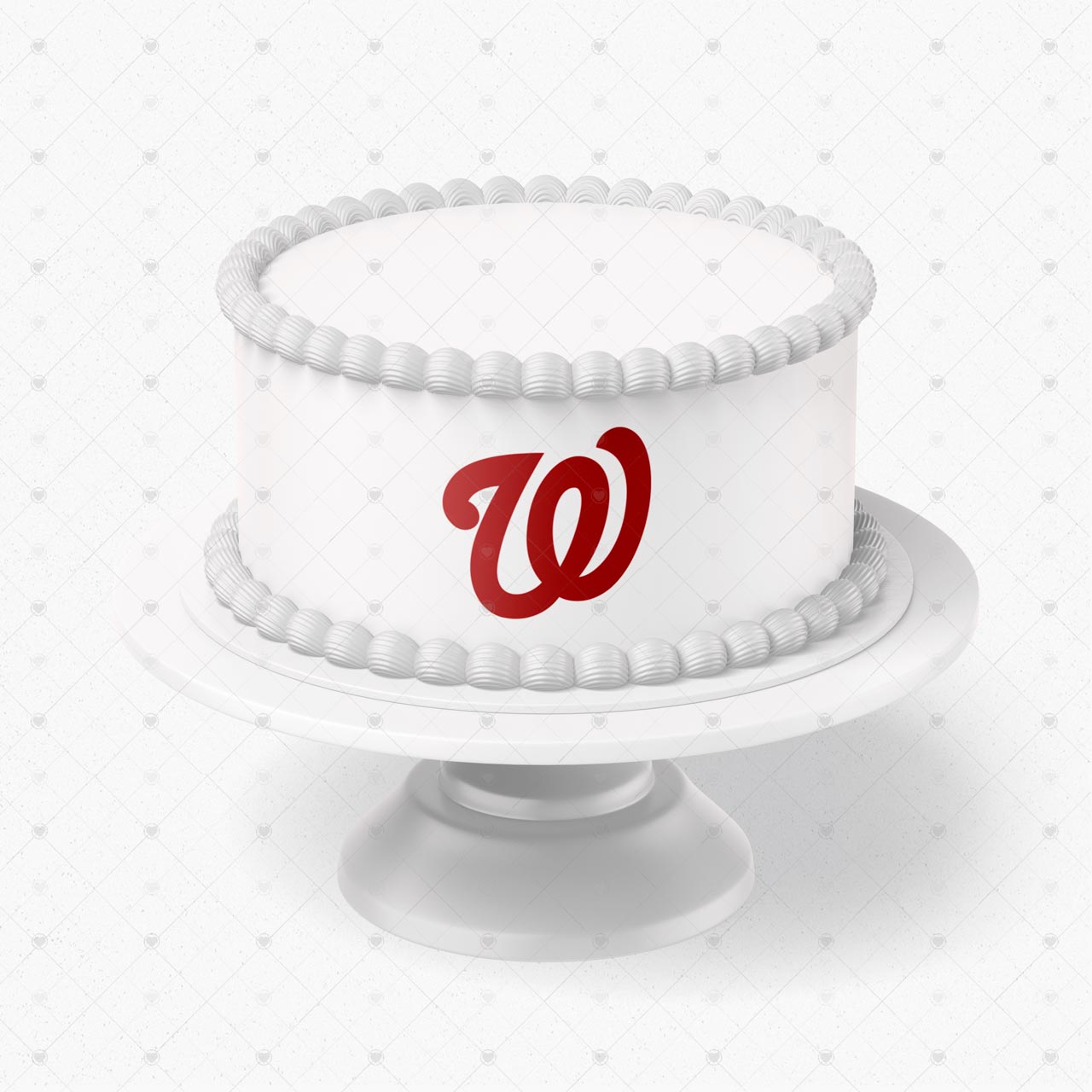 Washington Nationals Logo Edible Cake Wrap Strip – Icing Sheet Ca - Personalized Edible Cake Topper | Custom Icing Sheet | Birthday Cake Decoration