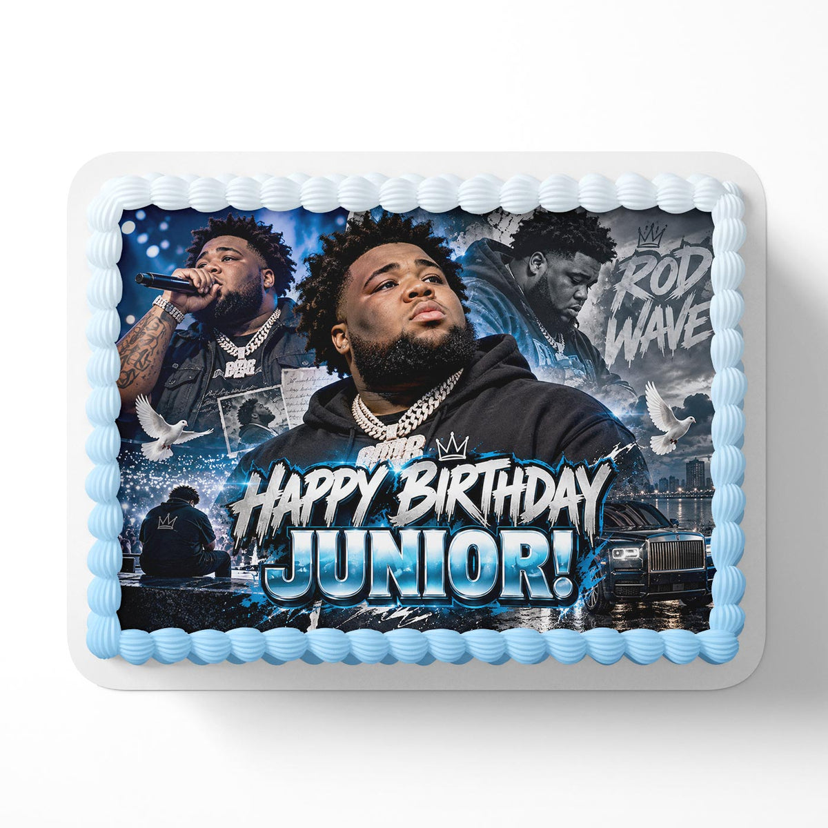 Rod Wave Edible Cake Topper | Birthday Cake Decoration | Photo Cake Image | Custom Edible Cake Topper