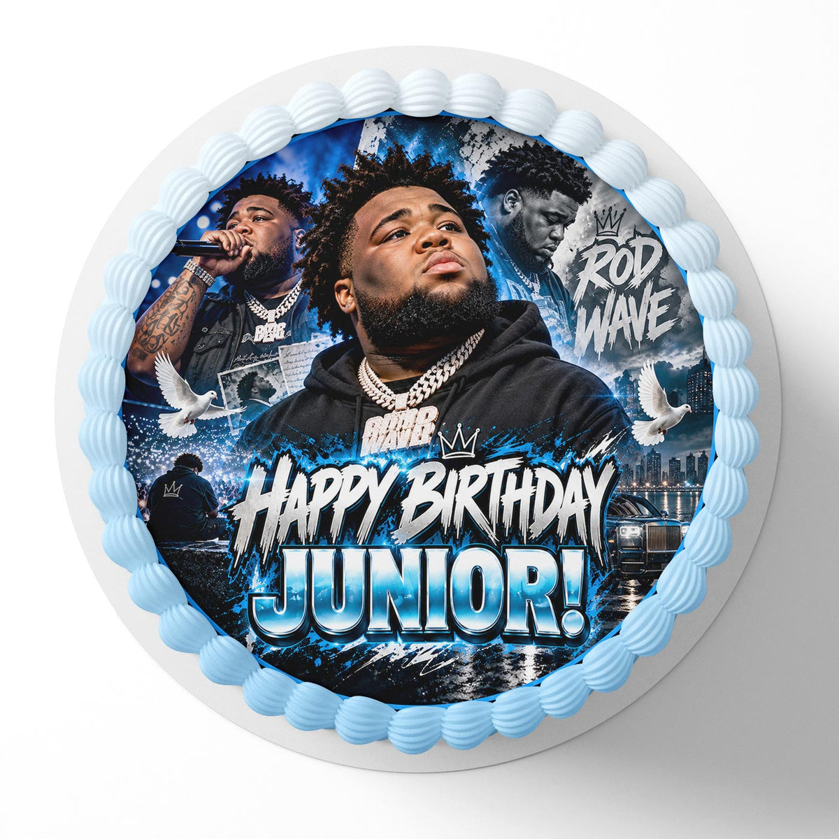 Rod Wave Edible Cake Topper | Birthday Cake Decoration | Photo Cake Image | Custom Edible Cake Topper