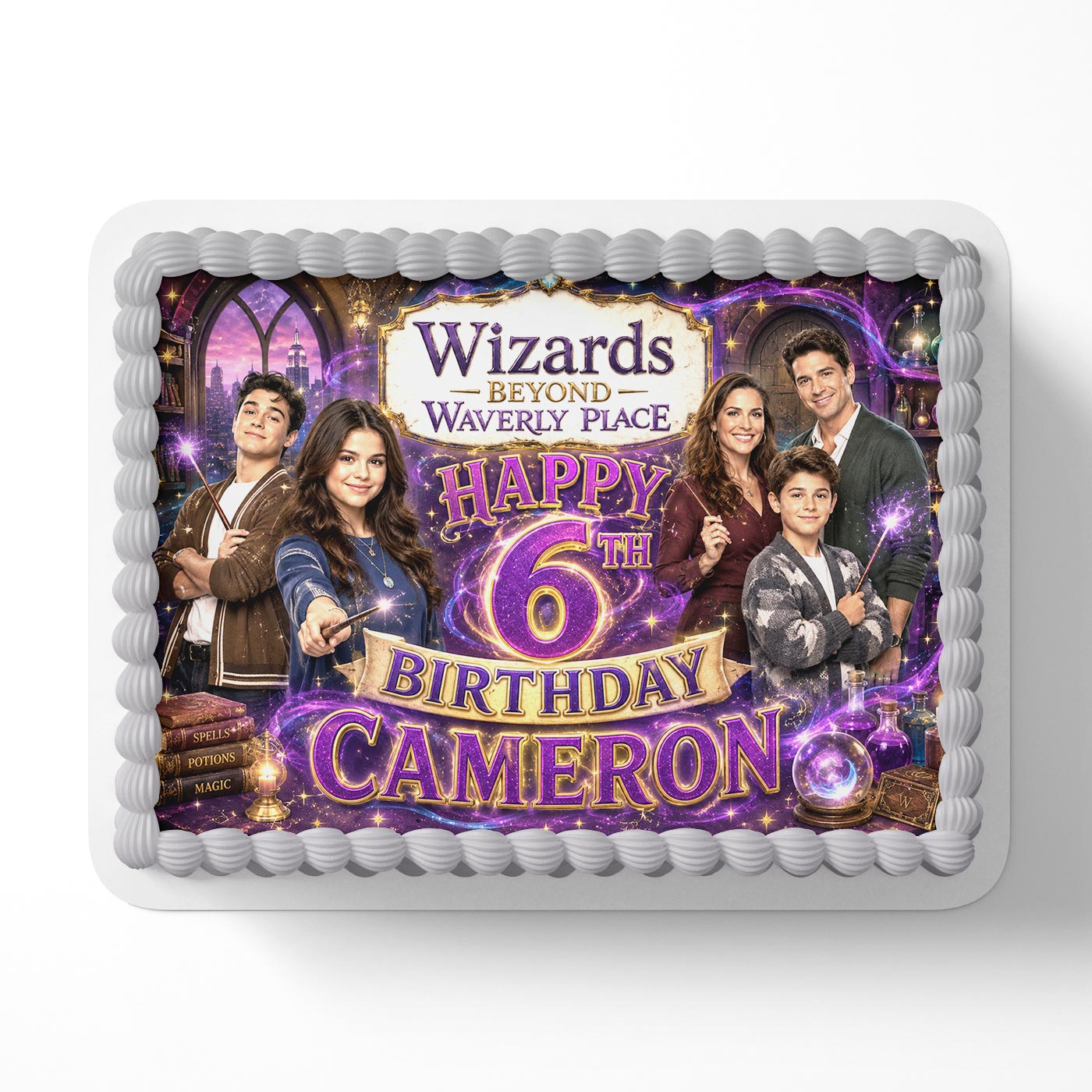 Wizards Beyond Waverly Place Edible Cake Topper | Birthday Cake Decoration | Photo Cake Image