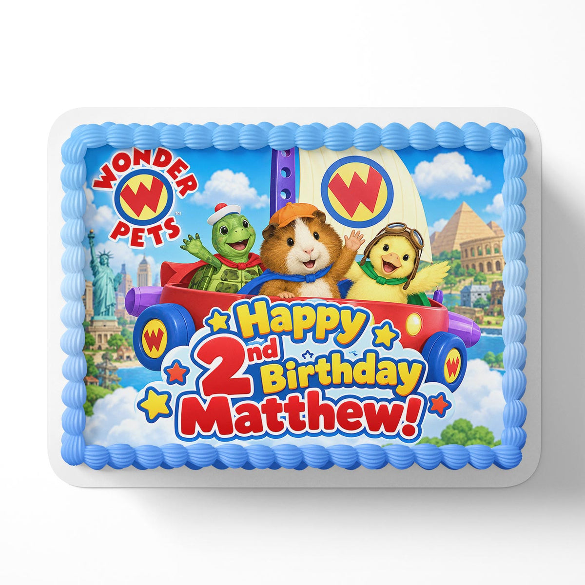 Wonder Pets! Edible Cake Topper Birthday Cake Decoration Photo Cake Image Custom Edible Cake Topper
