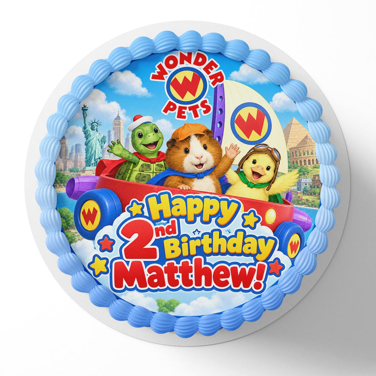 Wonder Pets! Edible Cake Topper Birthday Cake Decoration Photo Cake Image Custom Edible Cake Topper