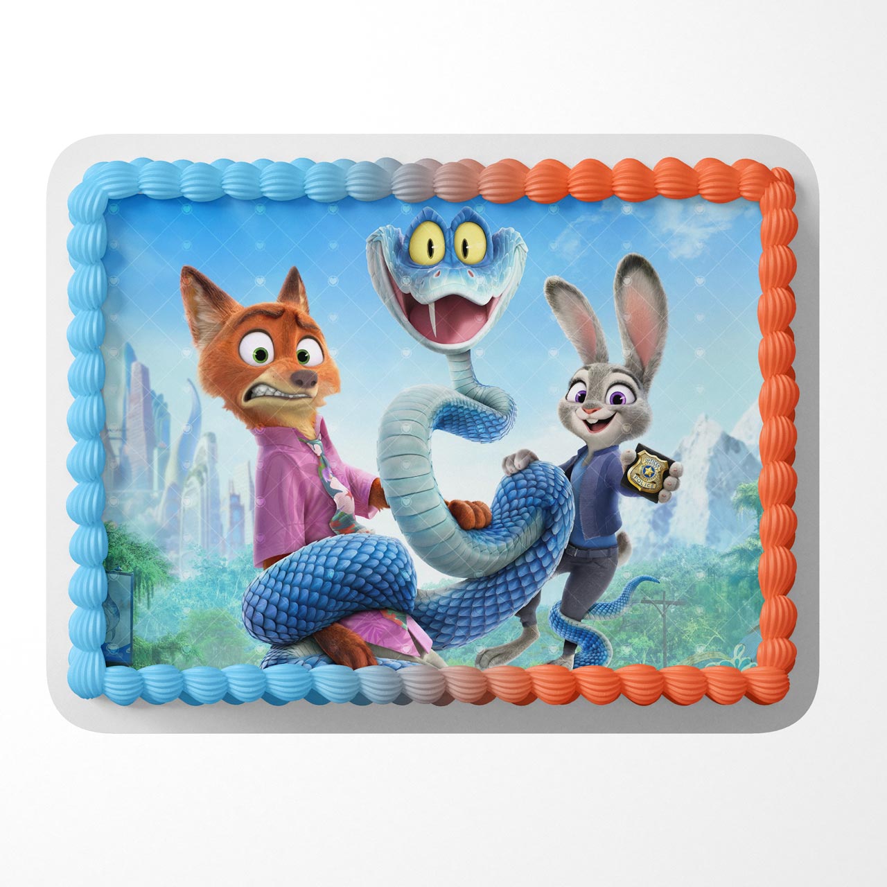 Zootopia ZTP Edible Cake Topper
