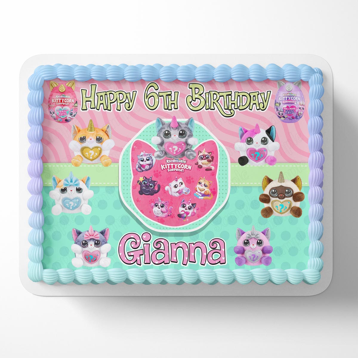 Zuru Rainbocorns Kittycorn Surprise Edible Cake Topper