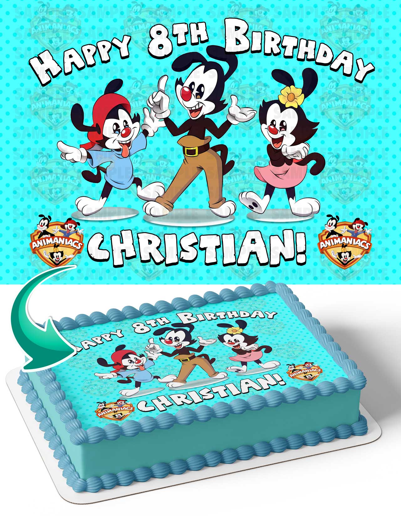 Animaniacs Edible Cake Topper