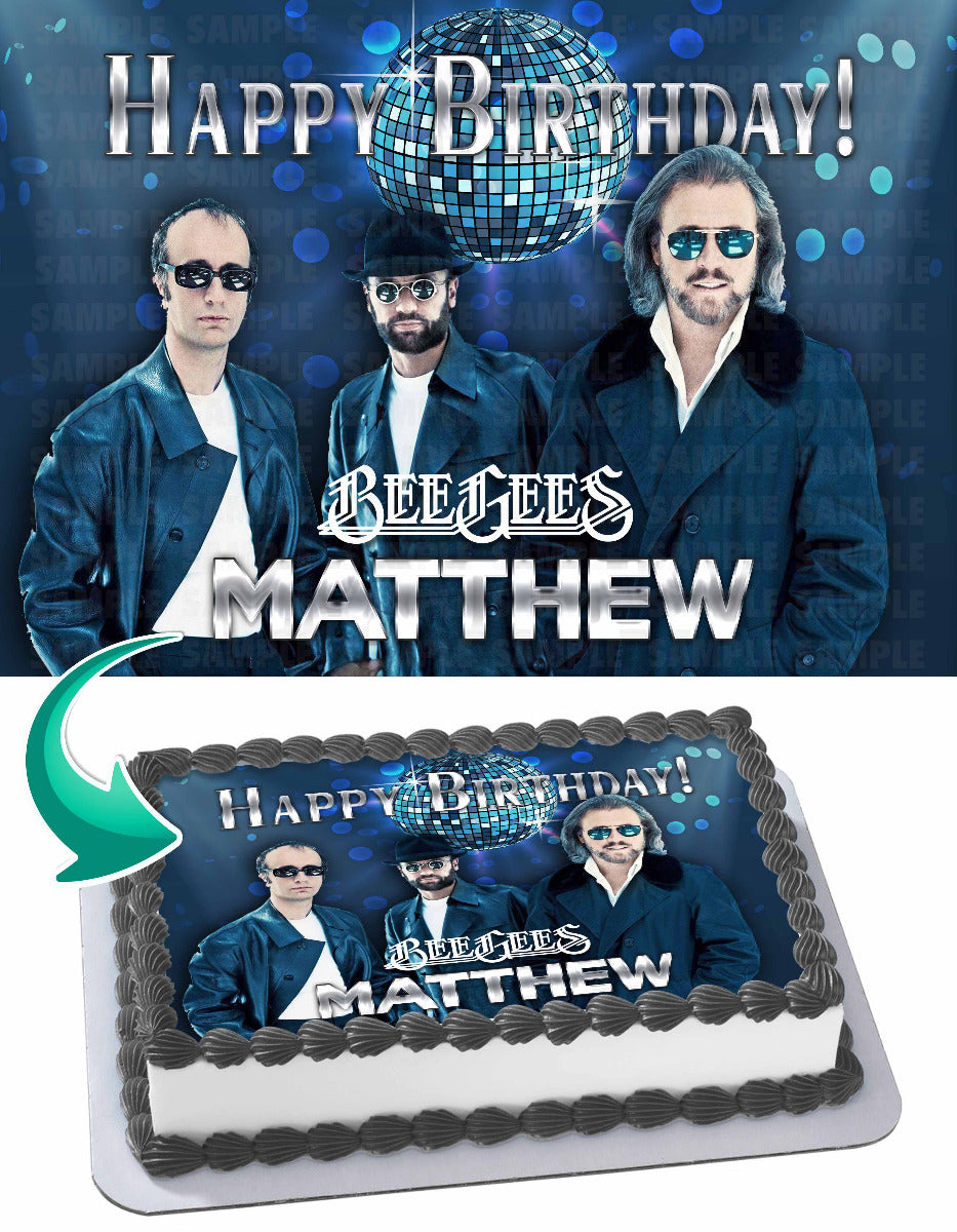 Bee Gees Edible Cake Topper