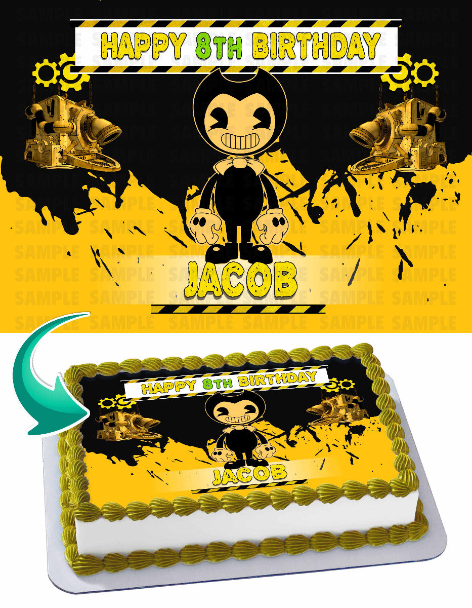 Bendy and the Ink Machine Edible Cake Topper