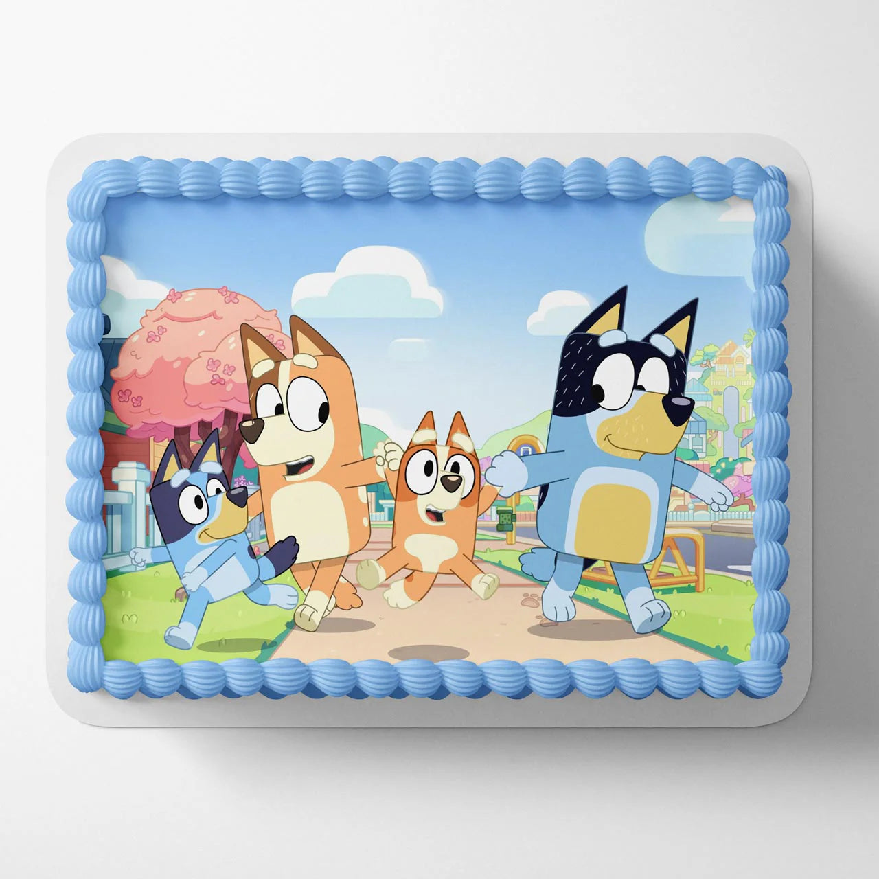 Blue Fun Kids Family BCF Edible Cake Topper
