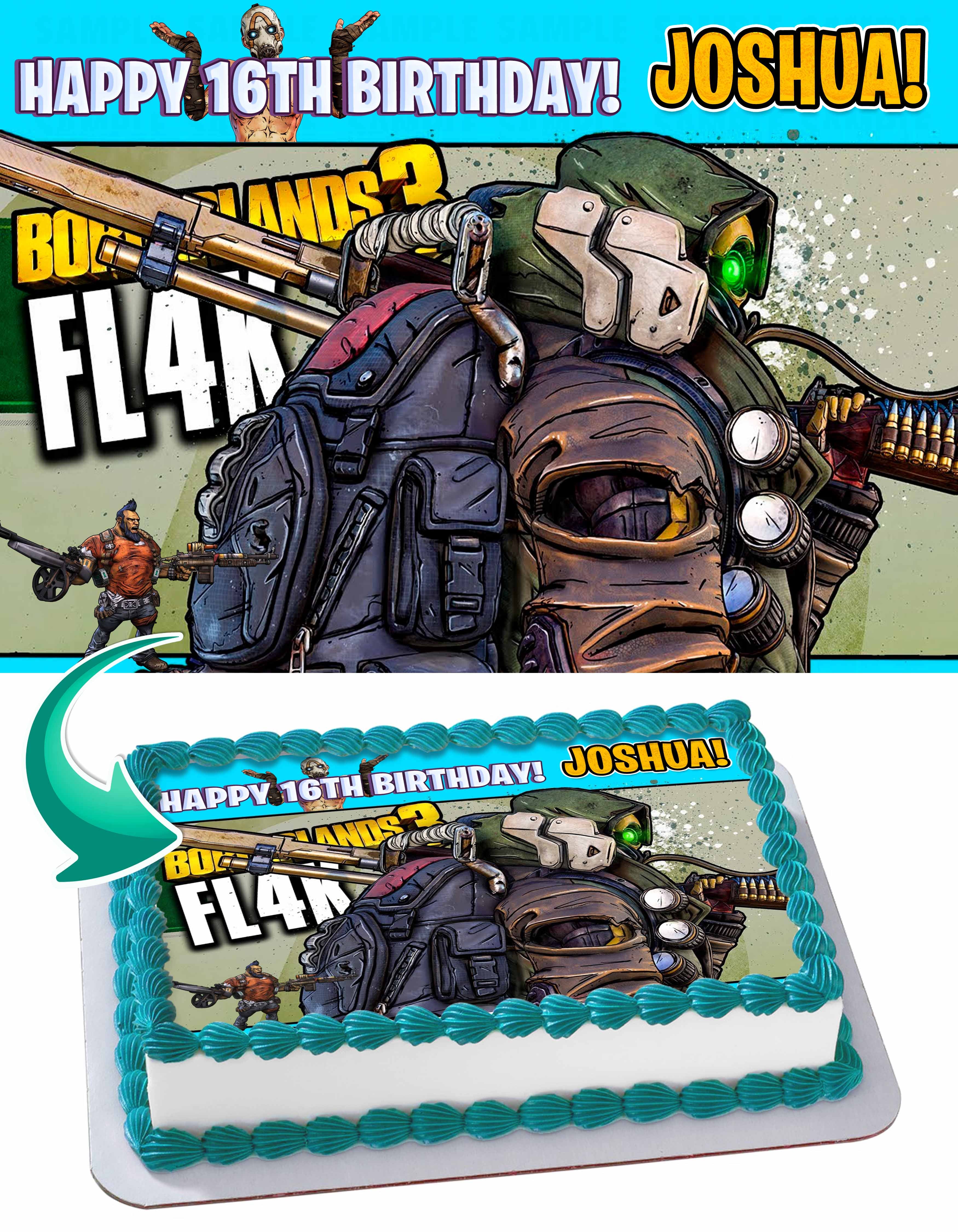 Borderlands BGL Edible Cake Topper