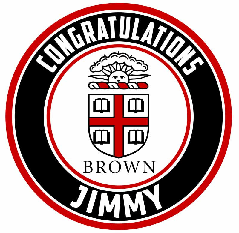Brown University Round – Icing Sheet Birthday - Personalized Edible Cake Topper | Custom Icing Sheet | Birthday Cake Decoration | Photo Cake Image