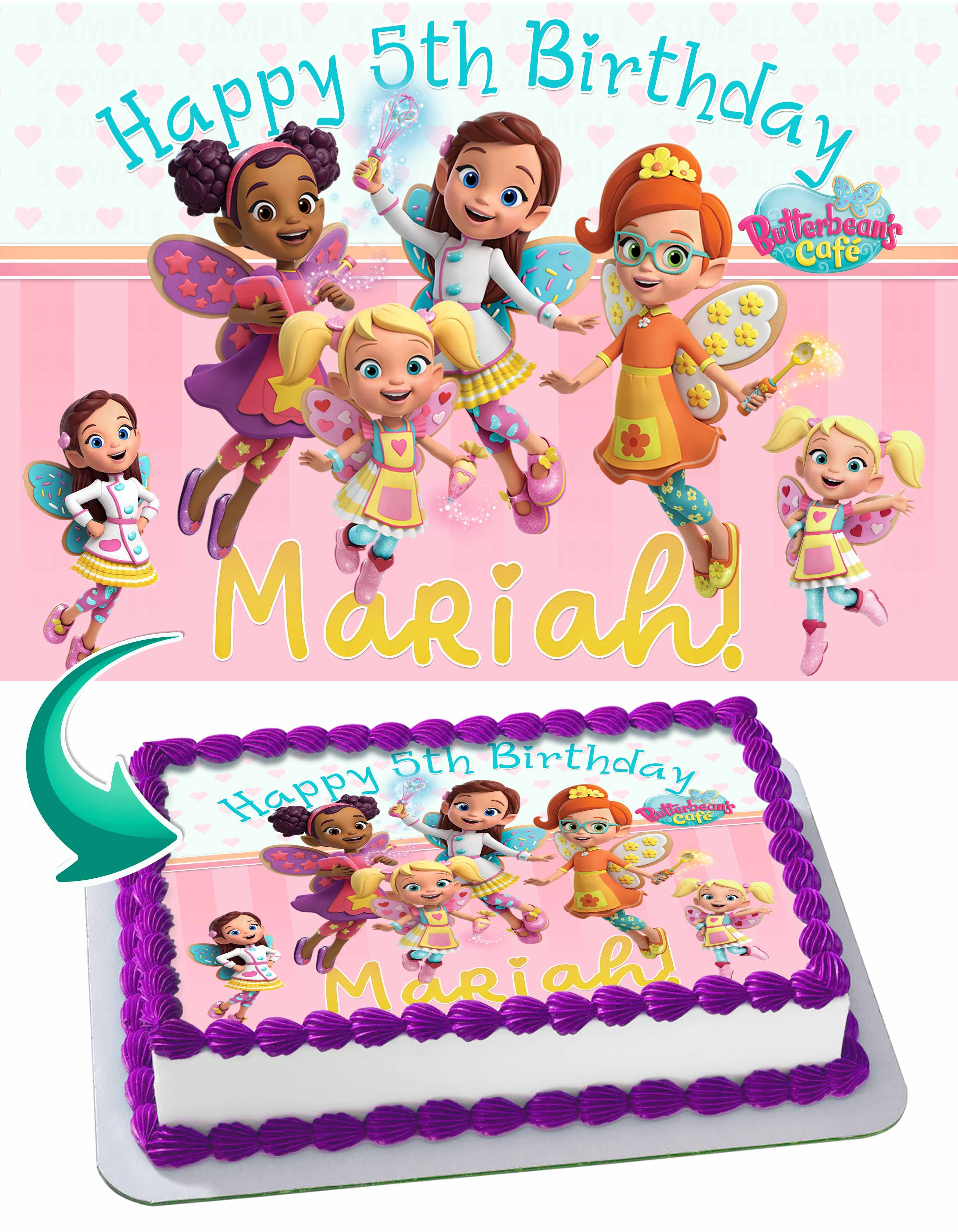 Butterbeans Cafe Edible Cake Topper