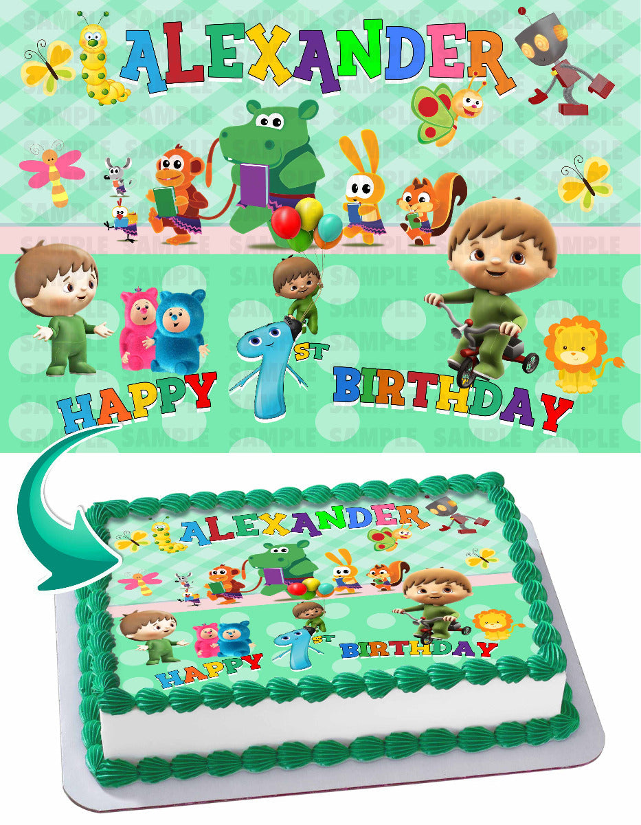 Charlie and the Numbers BabyTV Edible Cake Topper