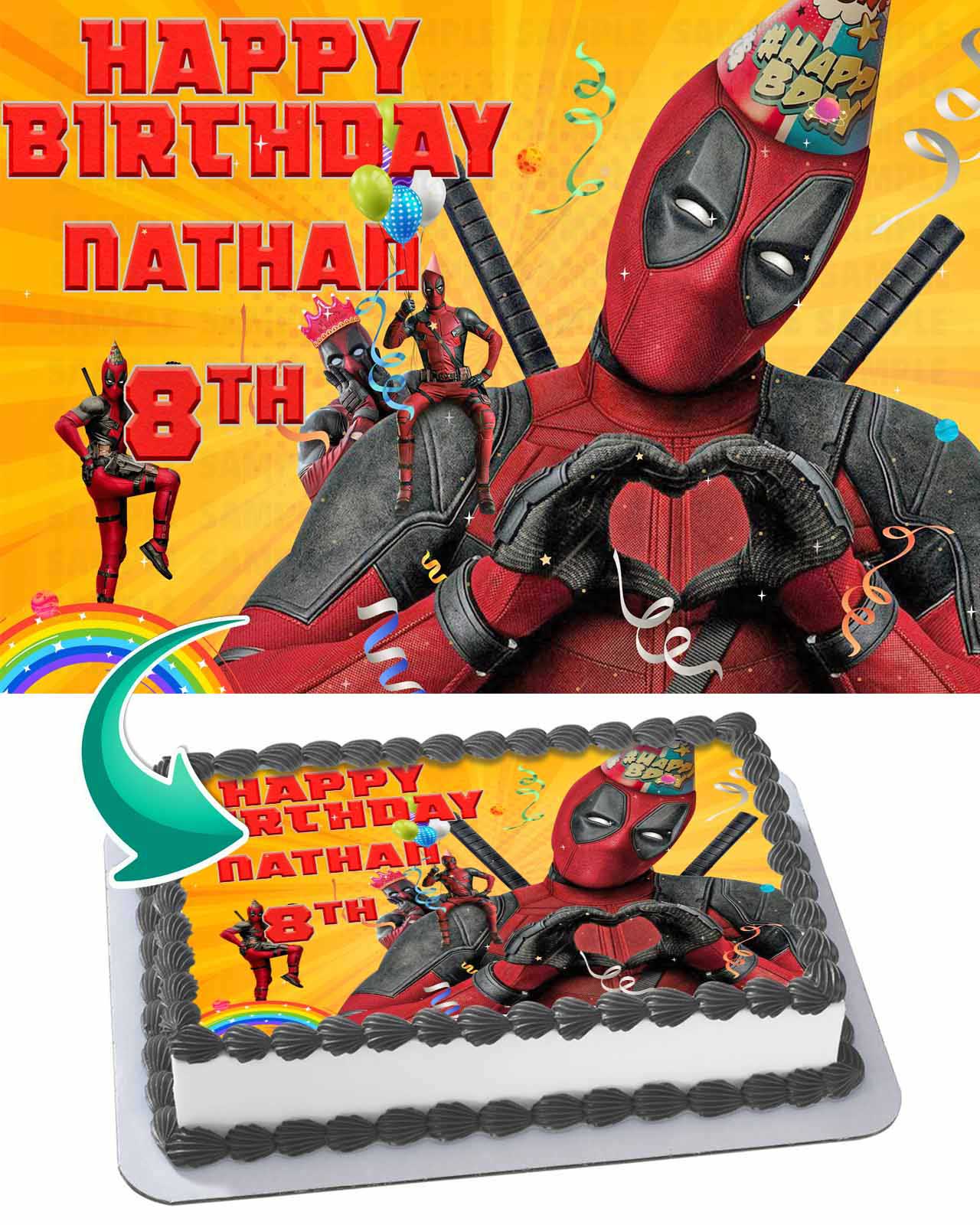 Deadboy Edible Cake Topper