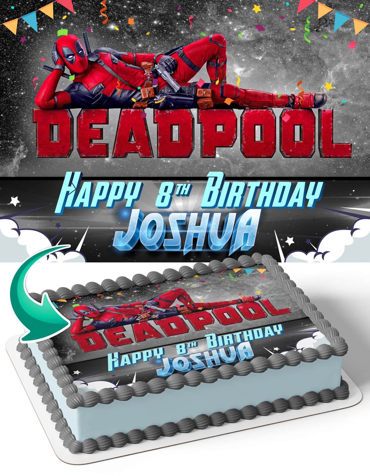 Deadboy DP1 Edible Cake Topper