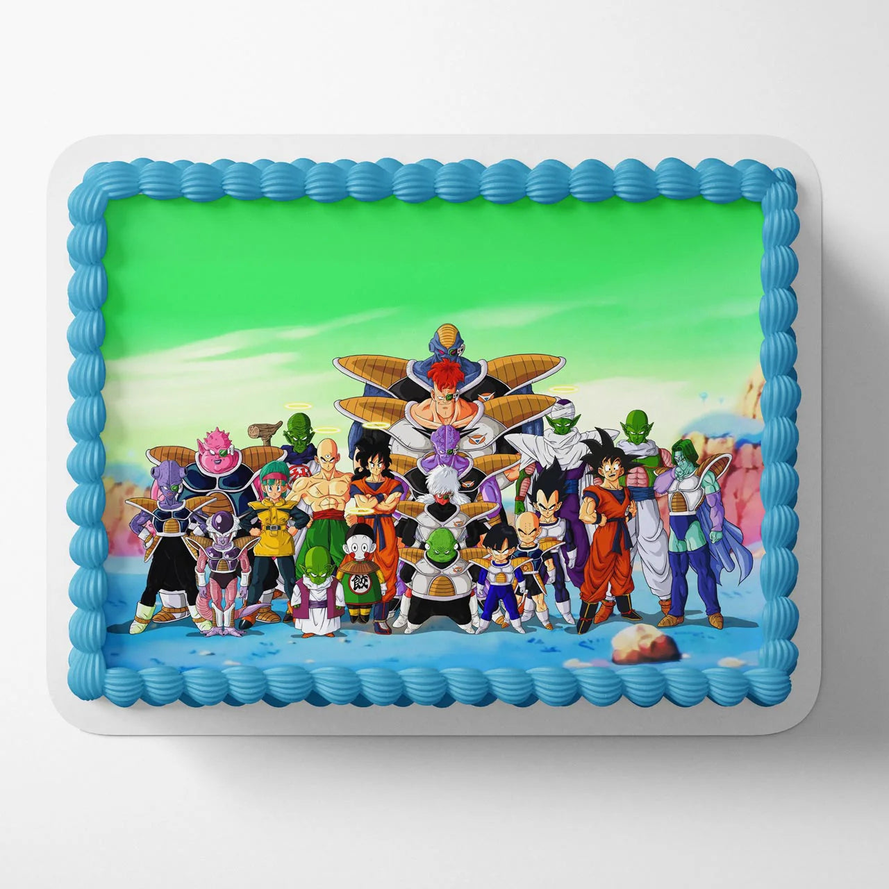 Dragon Fighter Kids Goku Edible Cake Topper
