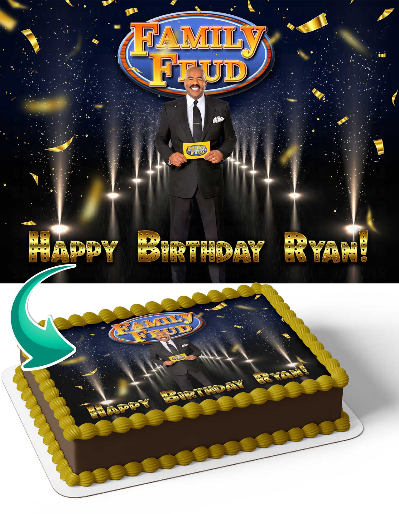 Family Feud Edible Cake Topper