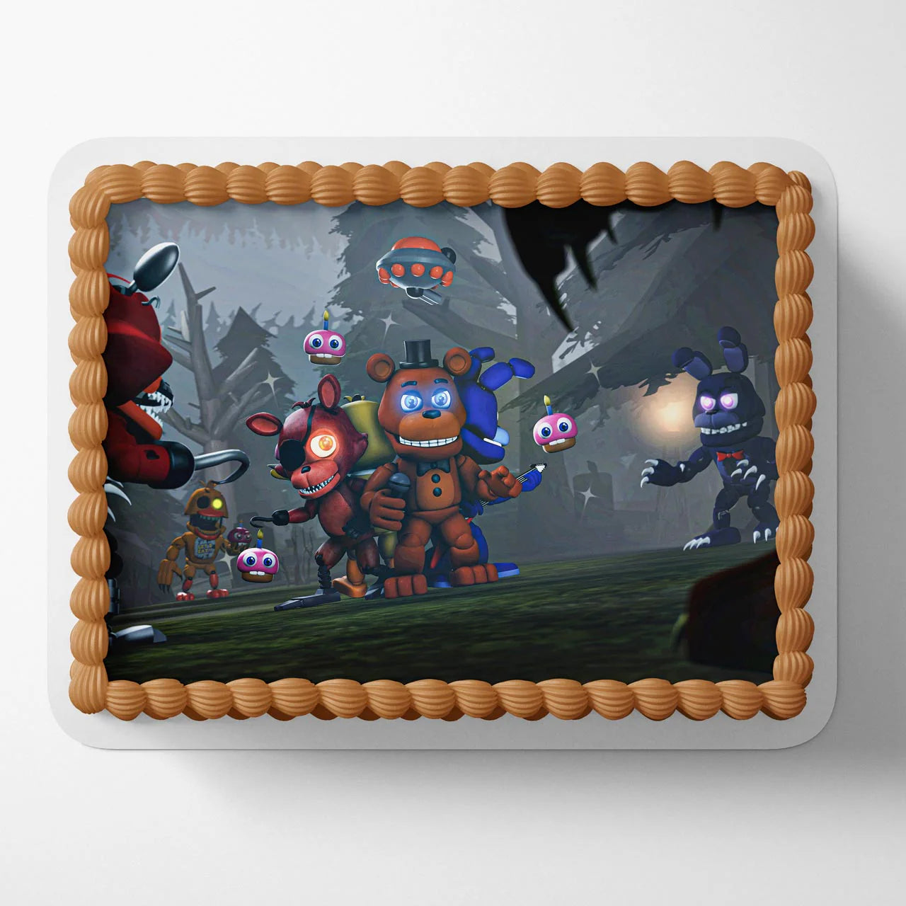 FNAF Nights Edible Cake Topper