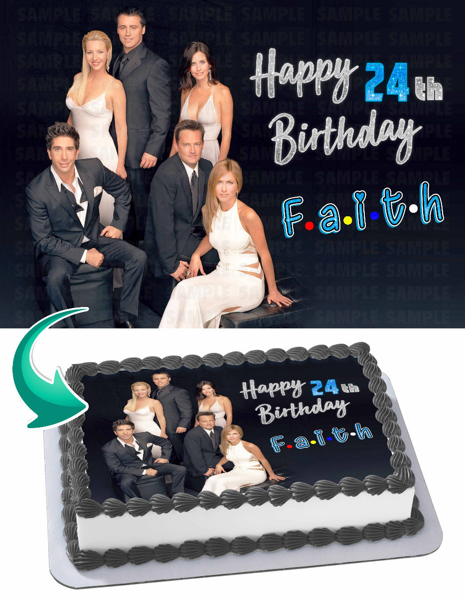Friends TV Show Edible Cake Topper