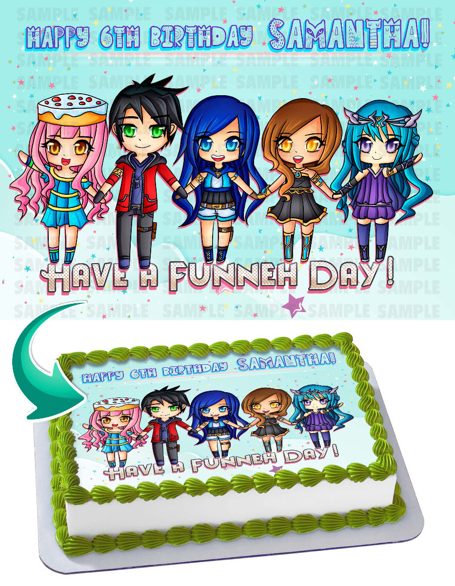 Funneh Krew Edible Cake Topper