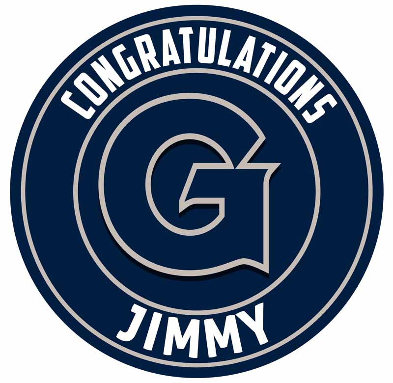 Georgetown Hoyas MPT Round – Icing Sheet Birthday - Personalized Edible Cake Topper | Custom Icing Sheet | Birthday Cake Decoration