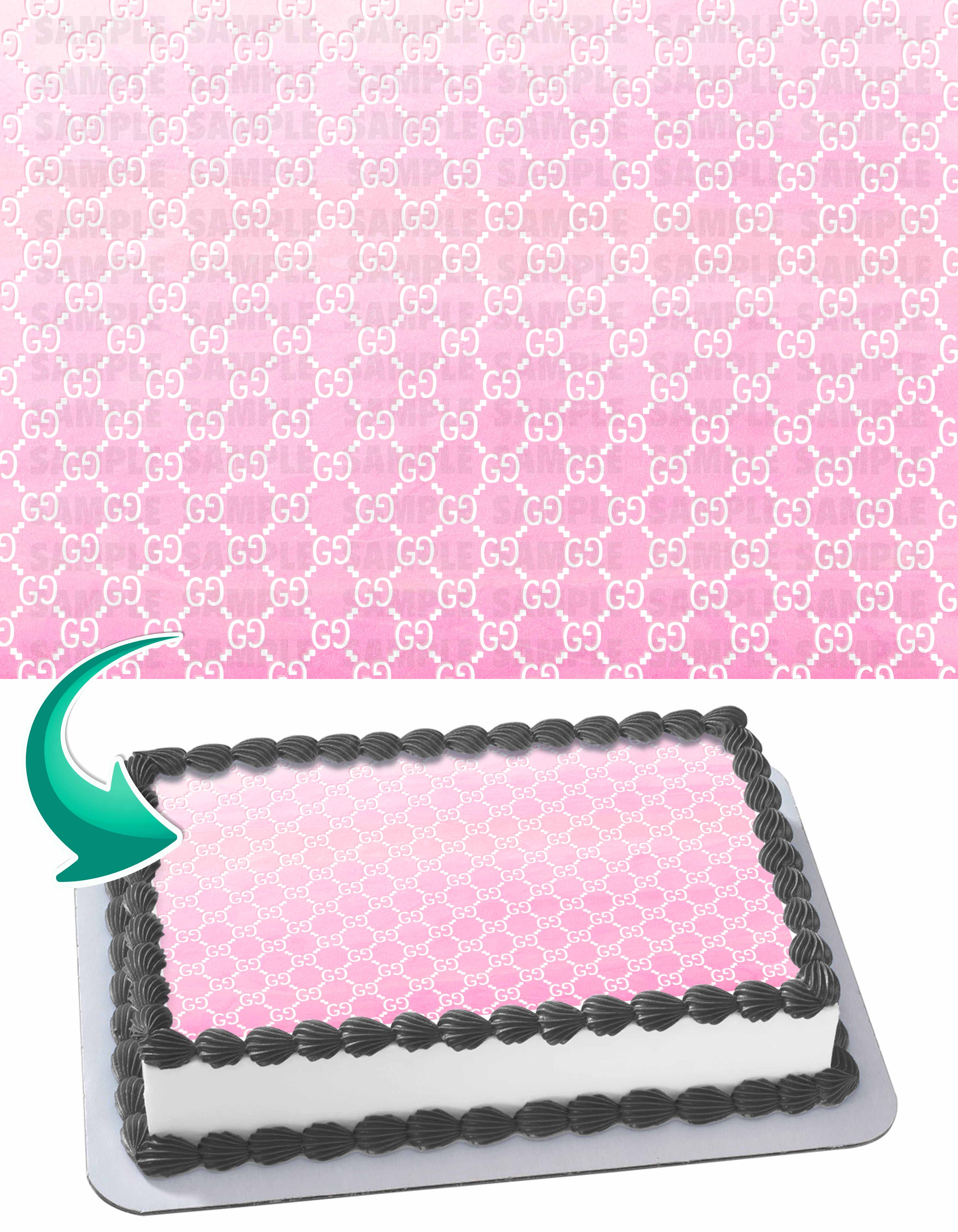 Gussi WM Edible Cake Topper