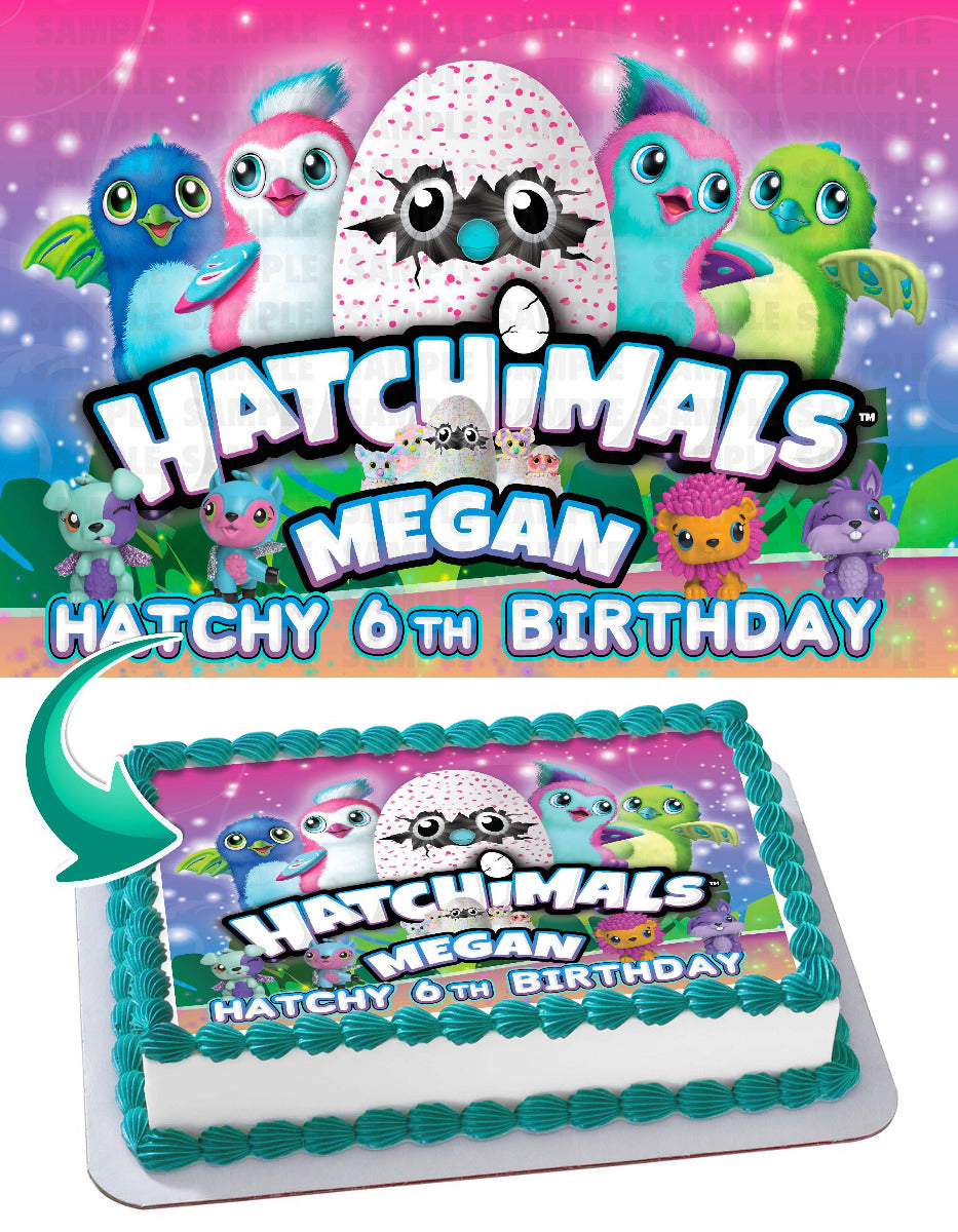 Hatchimals Edible Cake Topper