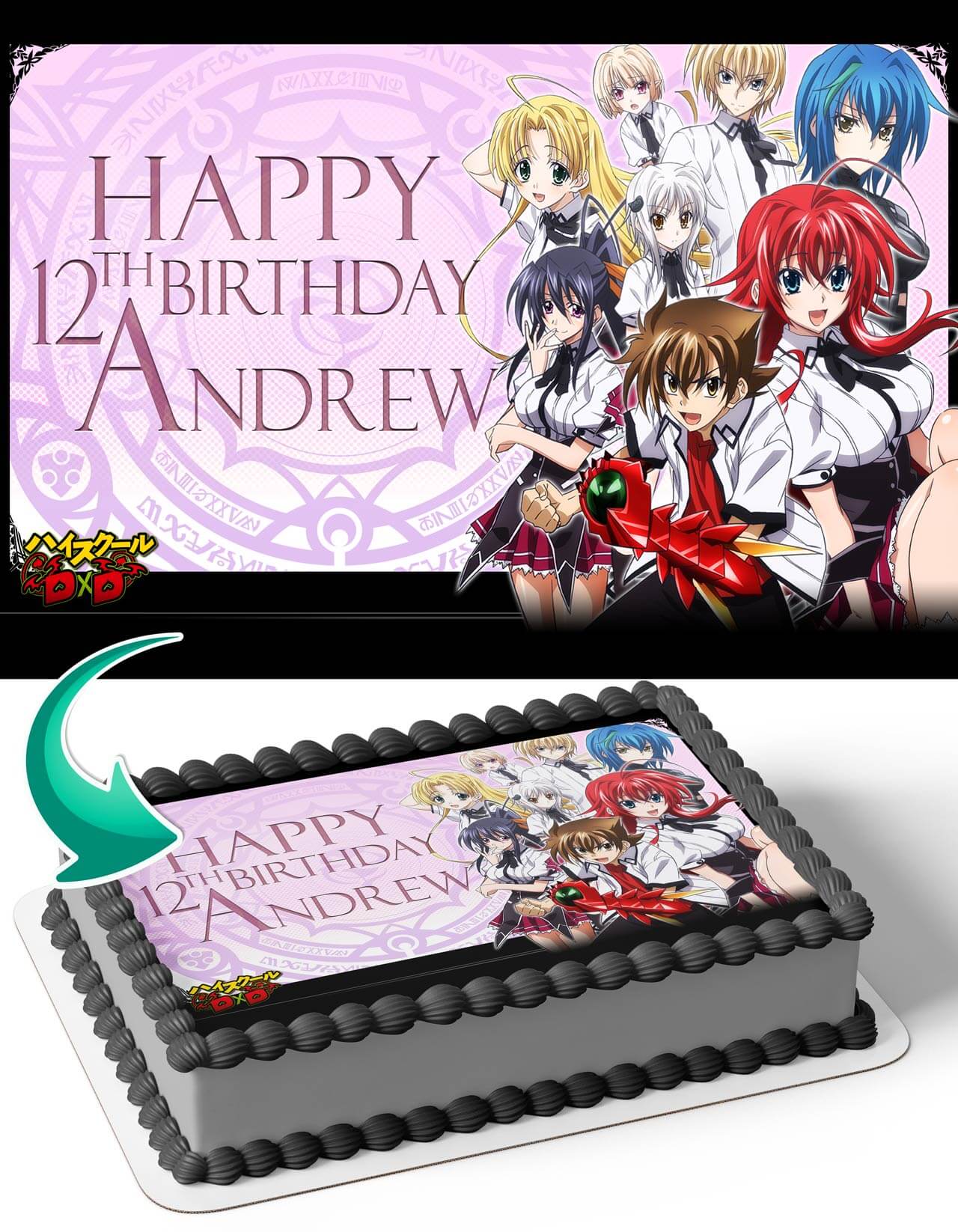 High School dxd Anime Personalized