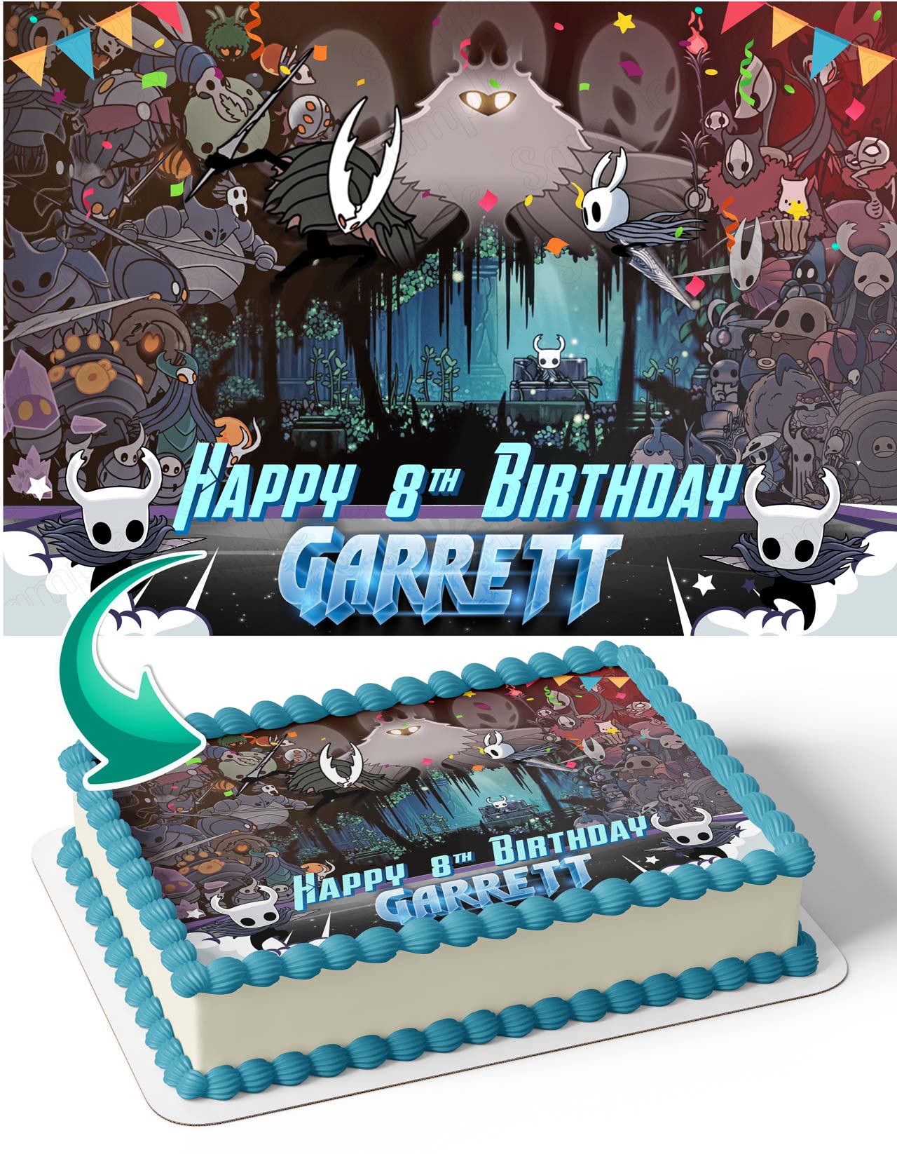 Hollow Knight Edible Cake Topper