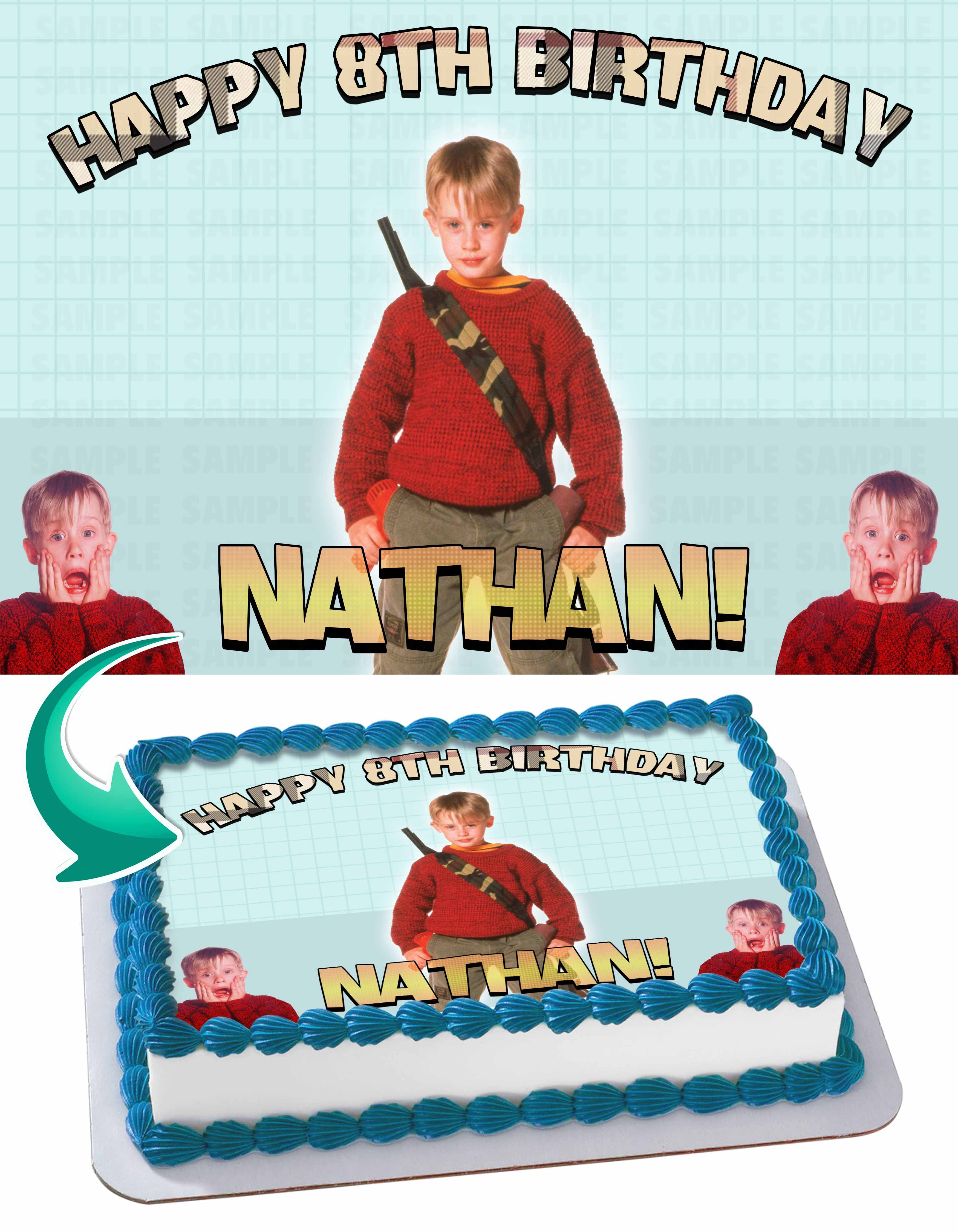 Home Alone Edible Cake Topper